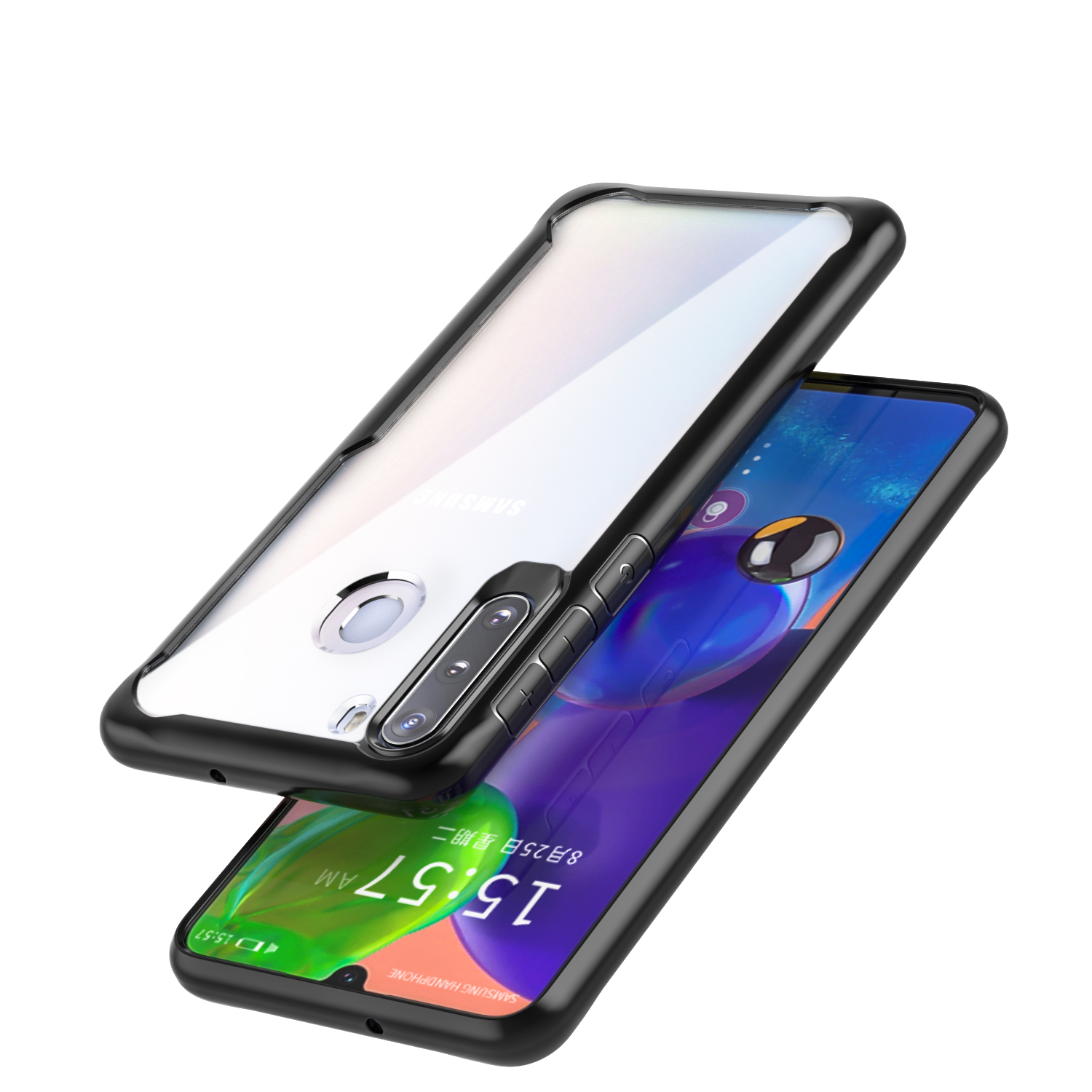 Амортизатор Жесткий ПК + Мягкий TPU Задний Чехол Для Samsung Galaxy A21 - Чернить, Galaxy A21
Амортизатор Жесткий ПК + Мягкий TPU Задний Чехол Для Samsung Galaxy A21 - Чернить, Galaxy A21