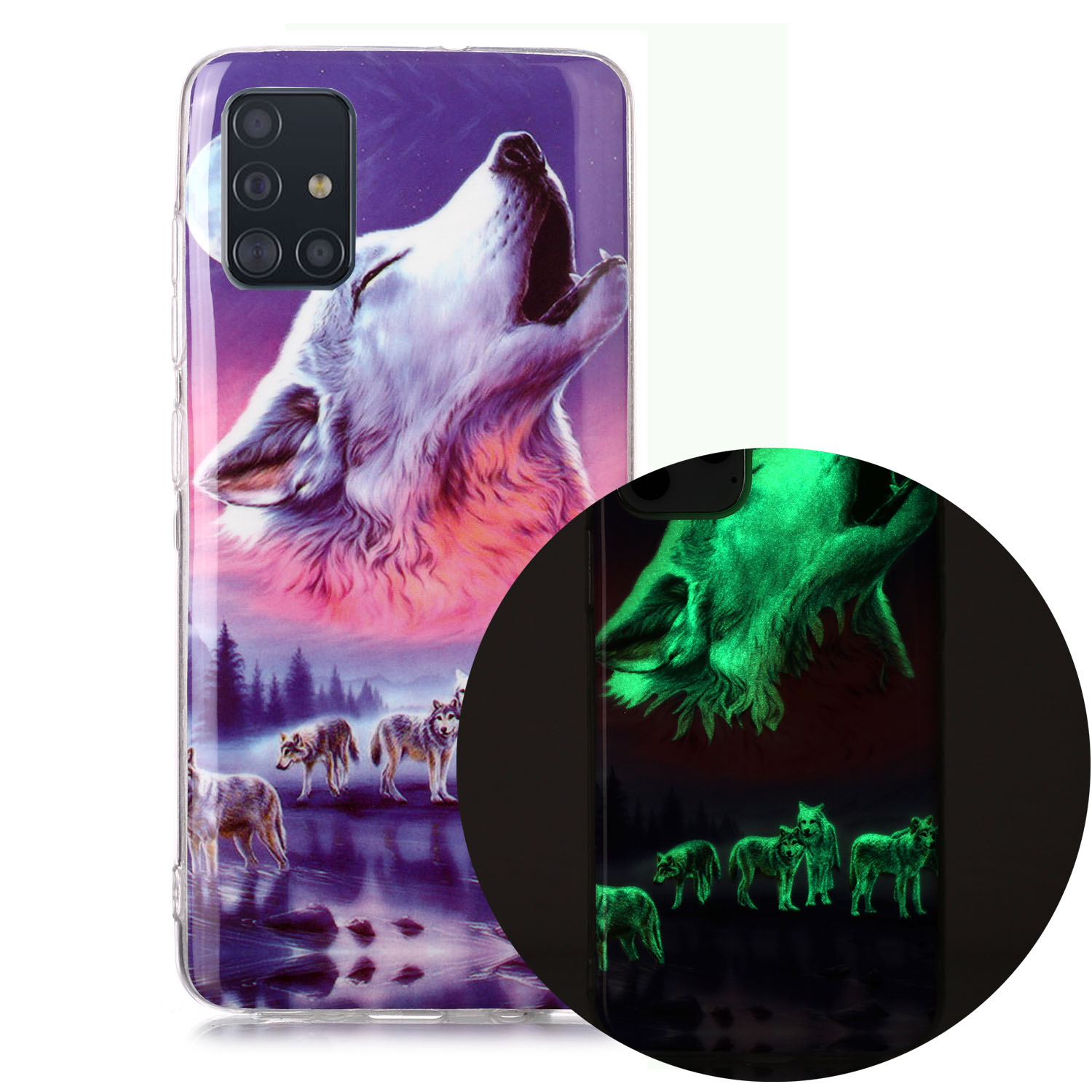 Noctilucent TPU Гибкий Корпус Для Samsung Galaxy A51 SM-A515 - Луна и Волк, Galaxy A51 4G
Noctilucent TPU Гибкий Корпус Для Samsung Galaxy A51 SM-A515 - Луна и Волк, Galaxy A51 4G