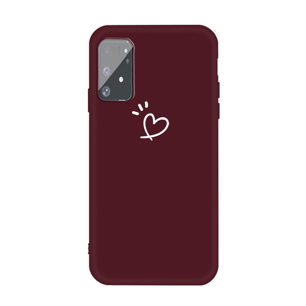 Love Heart Pattern Printing Matte TPU Back Case Для Samsung Galaxy A91 / S10 Lite - Красное Вино, Galaxy A91
Love Heart Pattern Printing Matte TPU Back Case Для Samsung Galaxy A91 / S10 Lite - Красное Вино, Galaxy A91