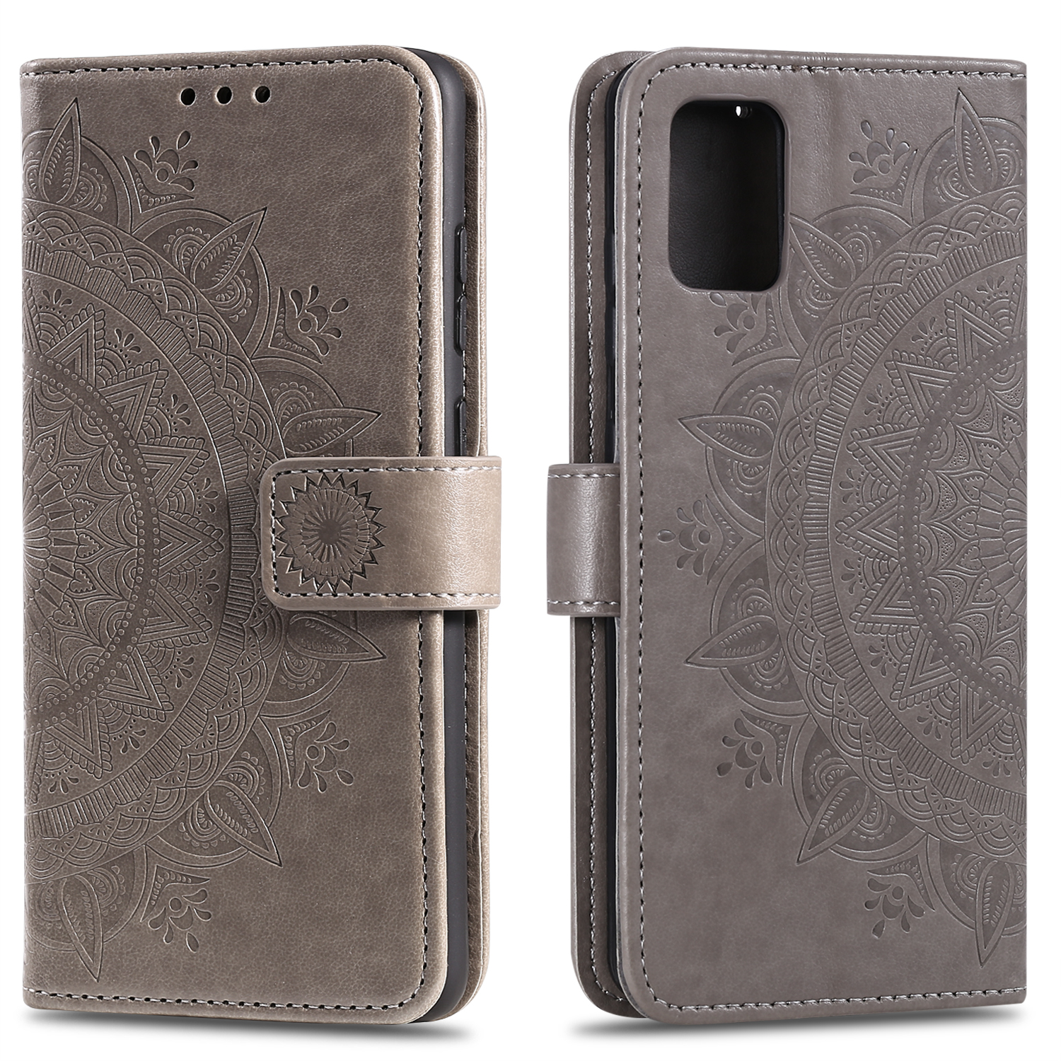 Imprint Flower Leather with Wallet Phone Casing for Samsung Galaxy A51 5G SM-A516 - Grey, Galaxy A51 5G
Imprint Flower Leather with Wallet Phone Casing for Samsung Galaxy A51 5G SM-A516 - Grey, Galaxy A51 5G