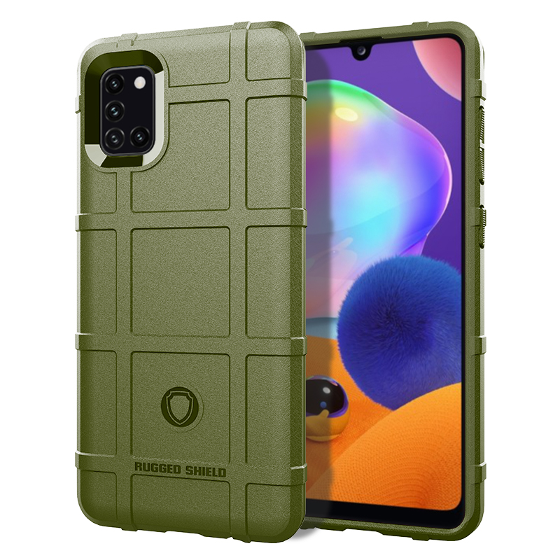 Rugged Shield Square Grid Texture TPU Phone Case for Samsung Galaxy A31 - Green, Galaxy A31
Rugged Shield Square Grid Texture TPU Phone Case for Samsung Galaxy A31 - Green, Galaxy A31