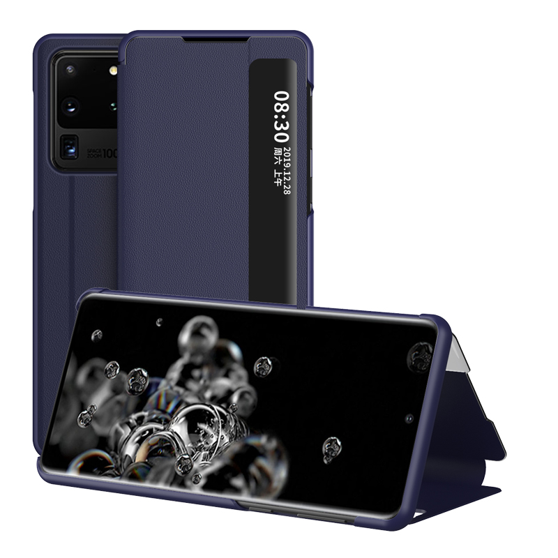 View Window Flip Leather Case for Samsung Galaxy S20 Ultra - Blue, Galaxy S20 Ultra
View Window Flip Leather Case for Samsung Galaxy S20 Ultra - Blue, Galaxy S20 Ultra