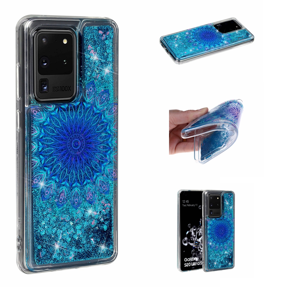 Pattern Printing Glitter Powder Quicksand TPU Чехол Для Телефона Для Samsung Galaxy S20 Ультра - Синий Цветок Мандалы, Galaxy S20 Ultra
Pattern Printing Glitter Powder Quicksand TPU Чехол Для Телефона Для Samsung Galaxy S20 Ультра - Синий Цветок Мандалы, Galaxy S20 Ultra