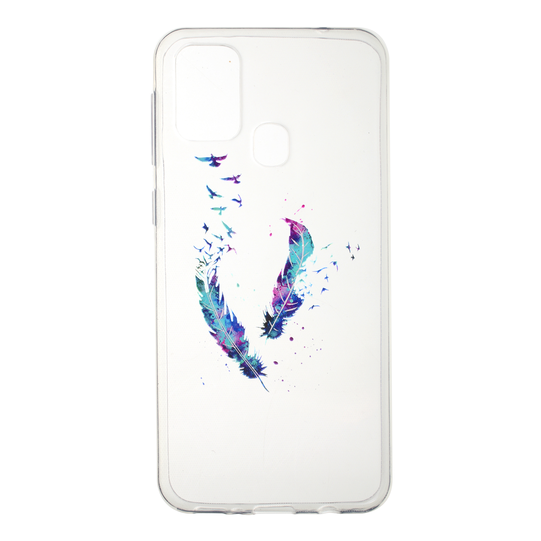 Pattern Printing Style Clear TPU Phone Shell for Samsung Galaxy M31 - Feather, Galaxy M31
Pattern Printing Style Clear TPU Phone Shell for Samsung Galaxy M31 - Feather, Galaxy M31