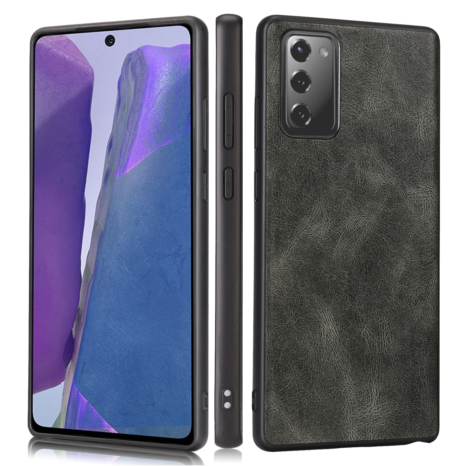 Crazy Horse PU Leather Coated TPU Phone Shell for Samsung Galaxy Note 20/Note 20 5G - Grey, Galaxy Note 20
Crazy Horse PU Leather Coated TPU Phone Shell for Samsung Galaxy Note 20/Note 20 5G - Grey, Galaxy Note 20