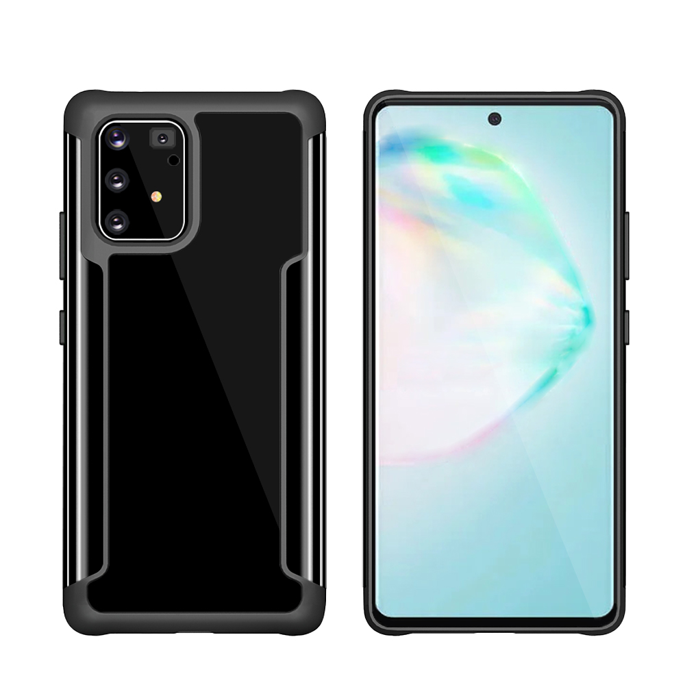 TPU Frame+Metal+PC Stylish Design Shell for Samsung Galaxy A91/Galaxy S10 Lite - Black, Galaxy A91
TPU Frame+Metal+PC Stylish Design Shell for Samsung Galaxy A91/Galaxy S10 Lite - Black, Galaxy A91