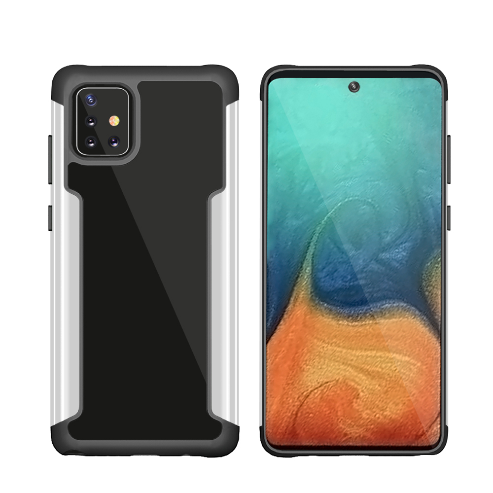 ПК + ТПУ + Металлическая Рамка Рамы Для Samsung Galaxy A81 / Note 10 Lite - Серебро, Galaxy A81
ПК + ТПУ + Металлическая Рамка Рамы Для Samsung Galaxy A81 / Note 10 Lite - Серебро, Galaxy A81