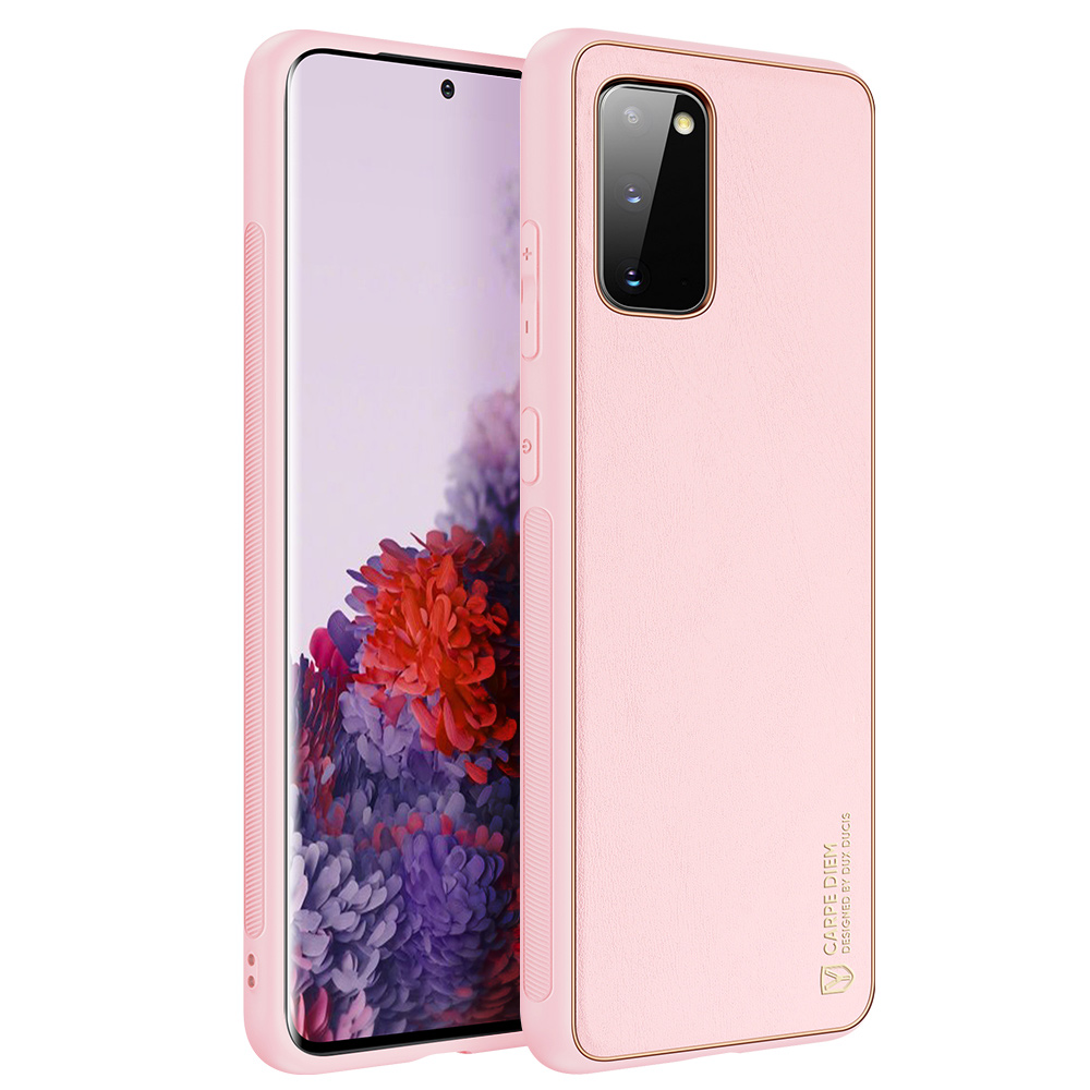 DUX DUCIS YOLO Series Electroplating PU Leather Coated TPU PC Shell for Samsung Galaxy S20 - Pink, Galaxy S20
DUX DUCIS YOLO Series Electroplating PU Leather Coated TPU PC Shell for Samsung Galaxy S20 - Pink, Galaxy S20