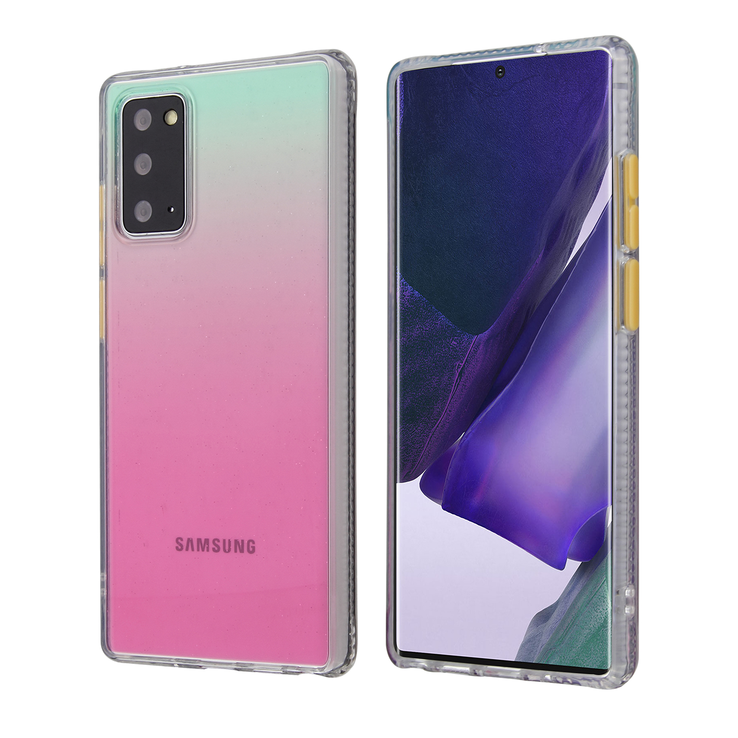 Gradient Color TPU + Acrylic Combo Back Cover for Samsung Galaxy Note 20/Note 20 5G - Pink, Galaxy Note 20
Gradient Color TPU + Acrylic Combo Back Cover for Samsung Galaxy Note 20/Note 20 5G - Pink, Galaxy Note 20