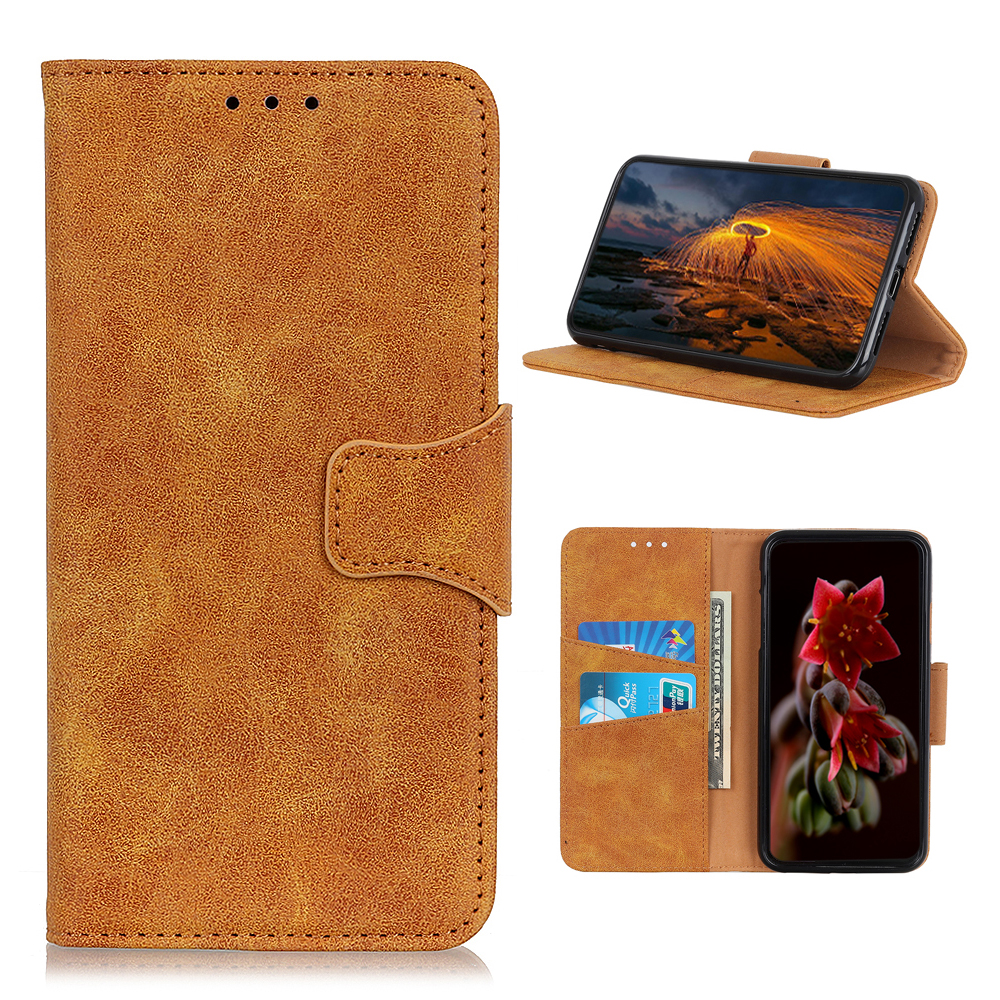 Retro Style Split Leather Shell for Samsung Galaxy S20 FE/S20 Fan Edition/S20 FE 5G/S20 Fan Edition 5G/S20 Lite - Brown, Galaxy S20 Lite
Retro Style Split Leather Shell for Samsung Galaxy S20 FE/S20 Fan Edition/S20 FE 5G/S20 Fan Edition 5G/S20 Lite - Brown, Galaxy S20 Lite