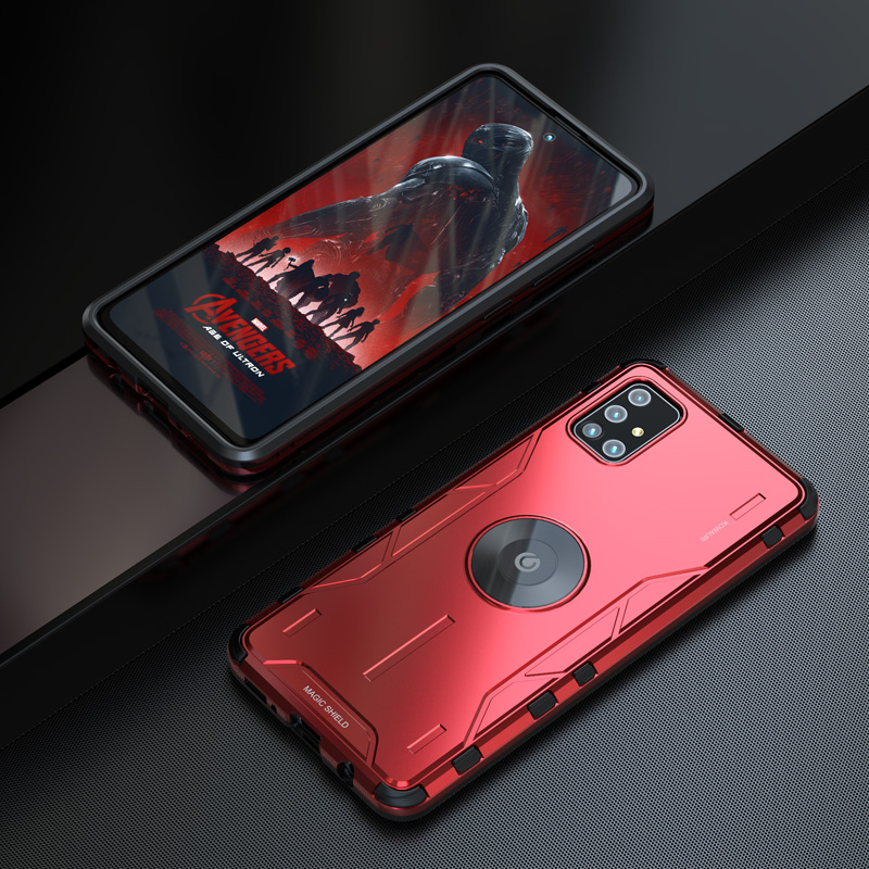 Magic Shield Aluminum Alloy + Silicone Mobile Phone Shell for Samsung Galaxy A51 SM-A515 - Red, Galaxy A51 4G
Magic Shield Aluminum Alloy + Silicone Mobile Phone Shell for Samsung Galaxy A51 SM-A515 - Red, Galaxy A51 4G