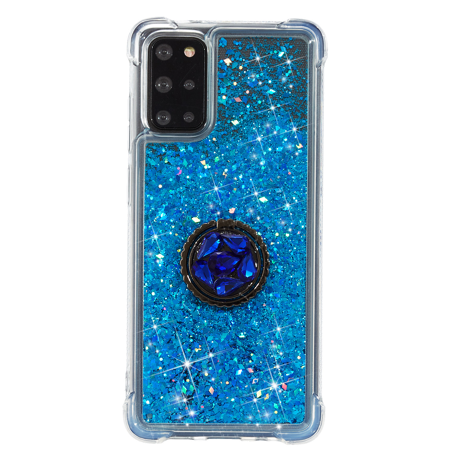 Glitter Powder Quicksand Rhinestone Decor Kickstand TPU Phone Cover for Samsung Galaxy S20 Plus / S20 Plus 5G - Blue, Galaxy S20 Plus 5G
Glitter Powder Quicksand Rhinestone Decor Kickstand TPU Phone Cover for Samsung Galaxy S20 Plus / S20 Plus 5G - Blue, Galaxy S20 Plus 5G