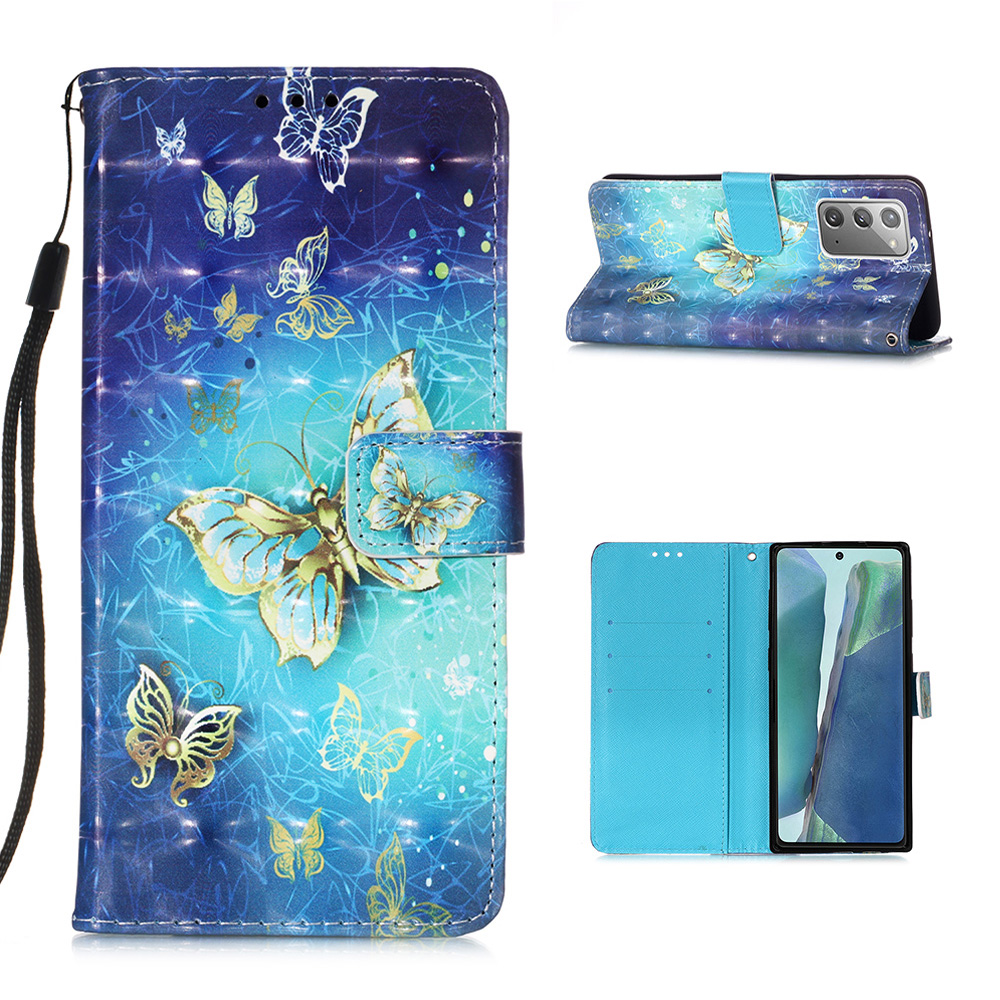 Pattern Printing PU Leather with Wallet Phone Case with Strap for Samsung Galaxy Note 20/Note 20 5G - Butterfly Pattern, Galaxy Note 20
Pattern Printing PU Leather with Wallet Phone Case with Strap for Samsung Galaxy Note 20/Note 20 5G - Butterfly Pattern, Galaxy Note 20
