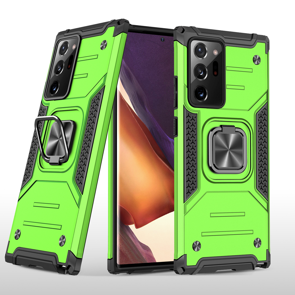 Metal Ring Holder Kickstand PC + TPU Hybrid Cell Phone Case for Samsung Galaxy Note20 Ultra 5G / Galaxy Note20 Ultra - Green, Galaxy Note20 Ultra 5G
Metal Ring Holder Kickstand PC + TPU Hybrid Cell Phone Case for Samsung Galaxy Note20 Ultra 5G / Galaxy Note20 Ultra - Green, Galaxy Note20 Ultra 5G