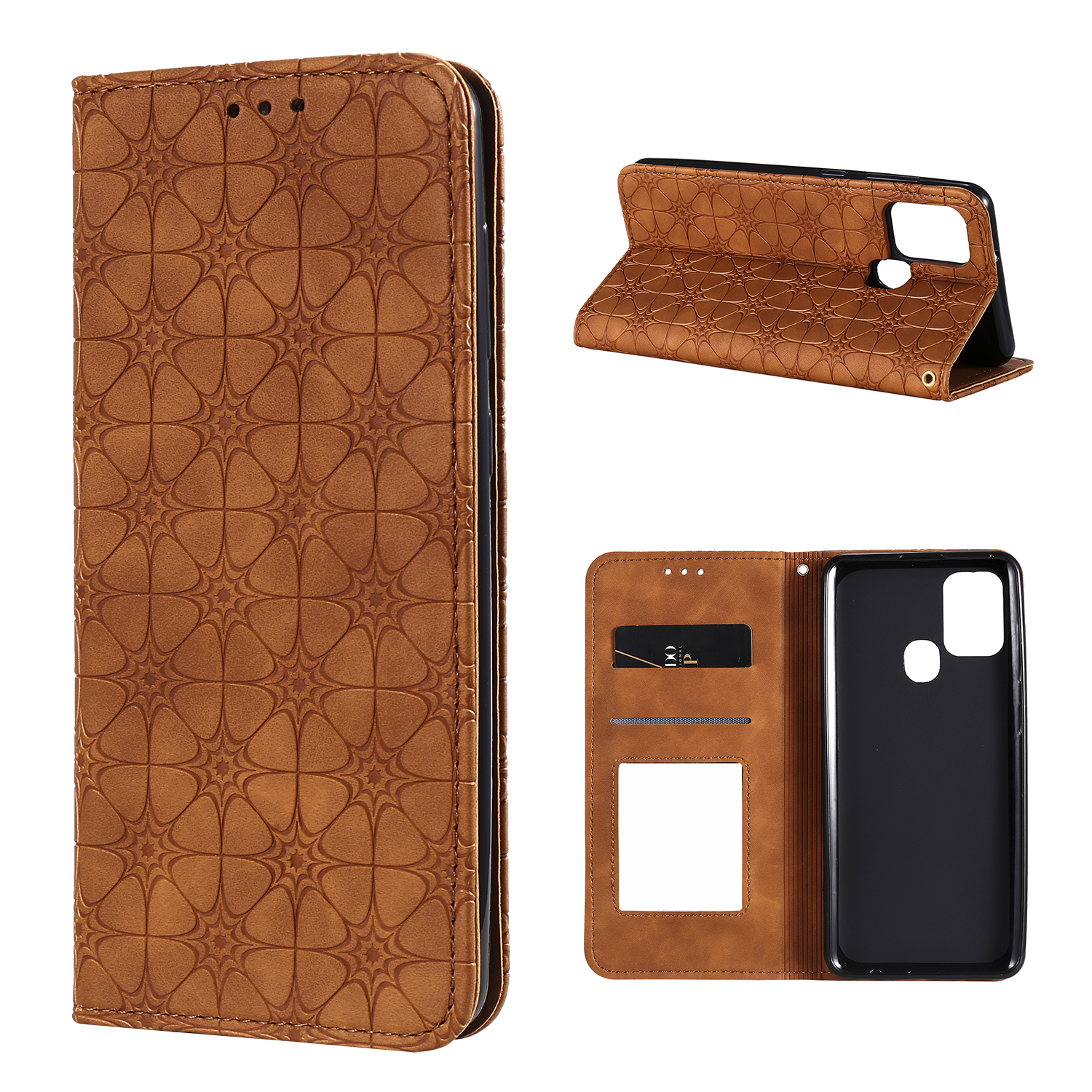 Imprint Flower Pattern Auto-absorbed Cover for Samsung Galaxy A21s - Brown, Galaxy A21s
Imprint Flower Pattern Auto-absorbed Cover for Samsung Galaxy A21s - Brown, Galaxy A21s