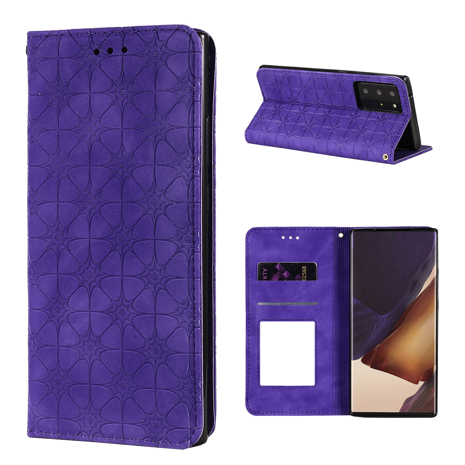 Imprint Flower Auto-absorbed Leather Cover with Stand for Samsung Galaxy Note20 Ultra/Note20 Ultra 5G - Purple, Galaxy Note20 Ultra
Imprint Flower Auto-absorbed Leather Cover with Stand for Samsung Galaxy Note20 Ultra/Note20 Ultra 5G - Purple, Galaxy Note20 Ultra