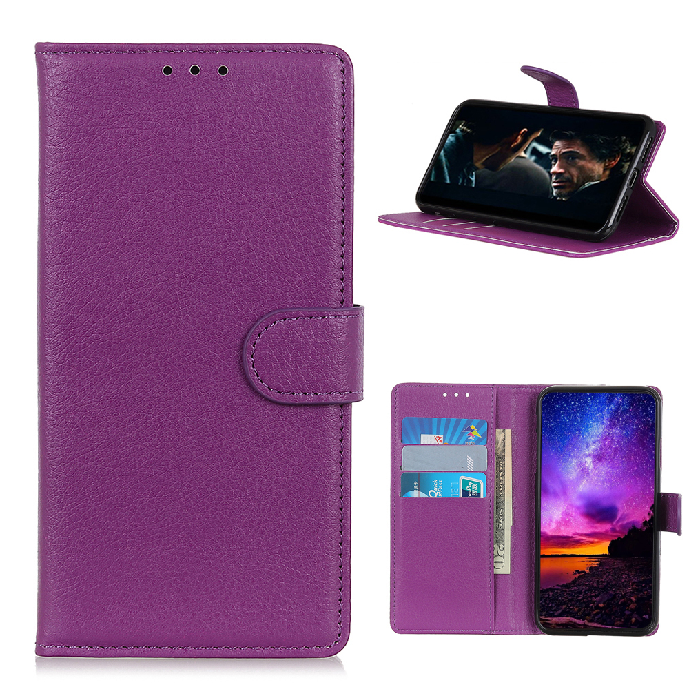 Litchi Skin Texture Wallet Leather Stand Protective Case for Samsung Galaxy A42 5G - Purple, Galaxy A42 5G
Litchi Skin Texture Wallet Leather Stand Protective Case for Samsung Galaxy A42 5G - Purple, Galaxy A42 5G