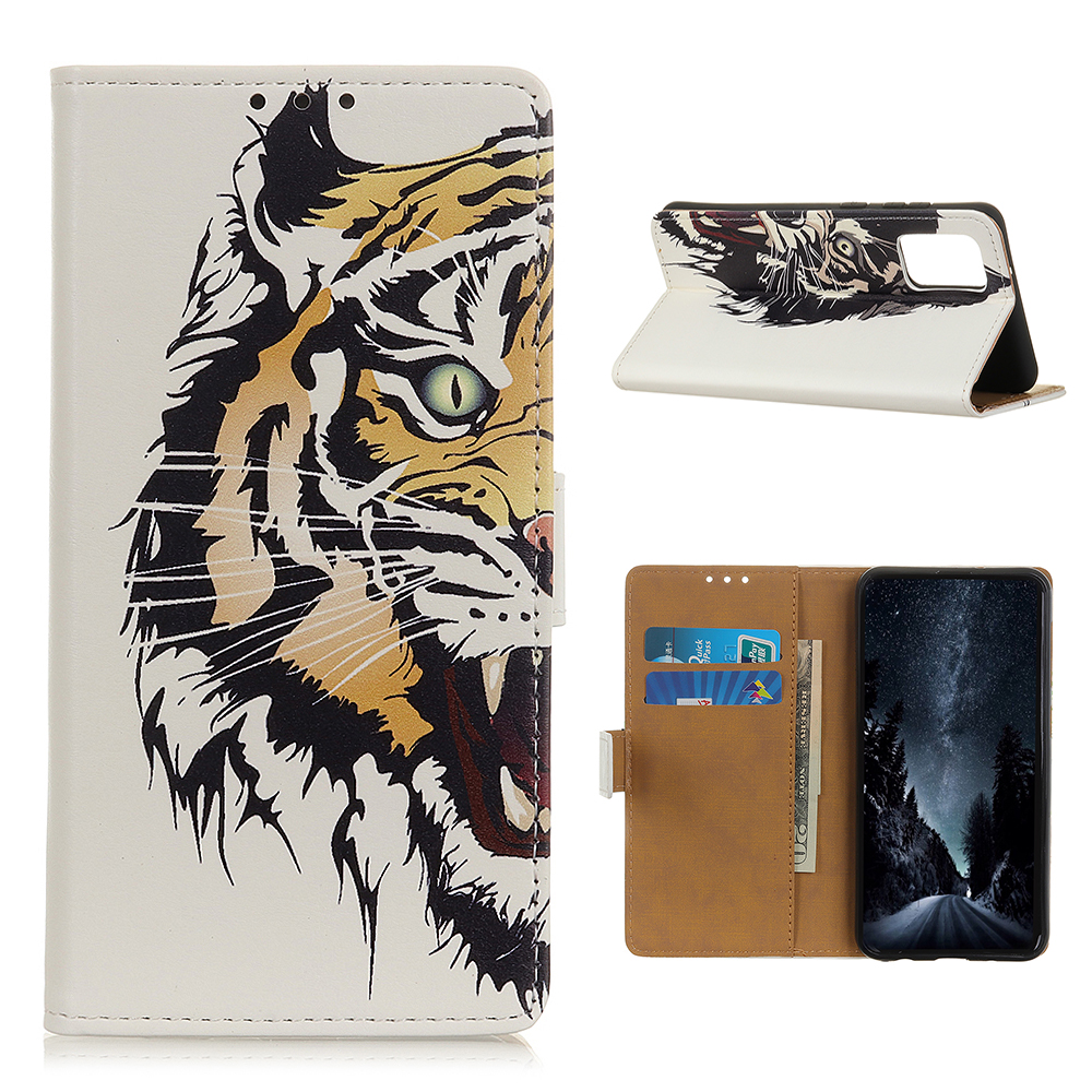 Printing Leather Stand Shell Case for Samsung Galaxy M51 (International Edition) (Side Fingerprint Hole) - Tiger Face, Galaxy M51
Printing Leather Stand Shell Case for Samsung Galaxy M51 (International Edition) (Side Fingerprint Hole) - Tiger Face, Galaxy M51
