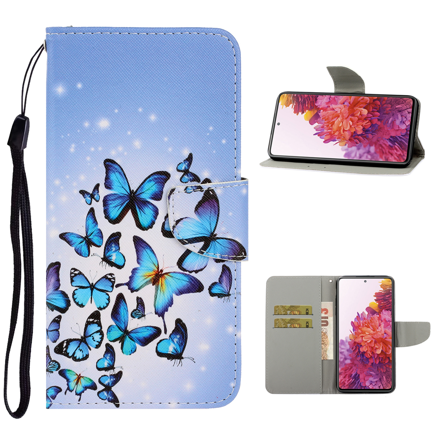 Узорная Печать FLIP Кожаный Кошелек Защитный Чехол Для Samsung Galaxy S20 FE / Вентилятор / S20 FE 5G / Вентилятор Edition 5G / S20 Lite - Группа Бабочки, Galaxy S20 FE
Узорная Печать FLIP Кожаный Кошелек Защитный Чехол Для Samsung Galaxy S20 FE / Вентилятор / S20 FE 5G / Вентилятор Edition 5G / S20 Lite - Группа Бабочки, Galaxy S20 FE