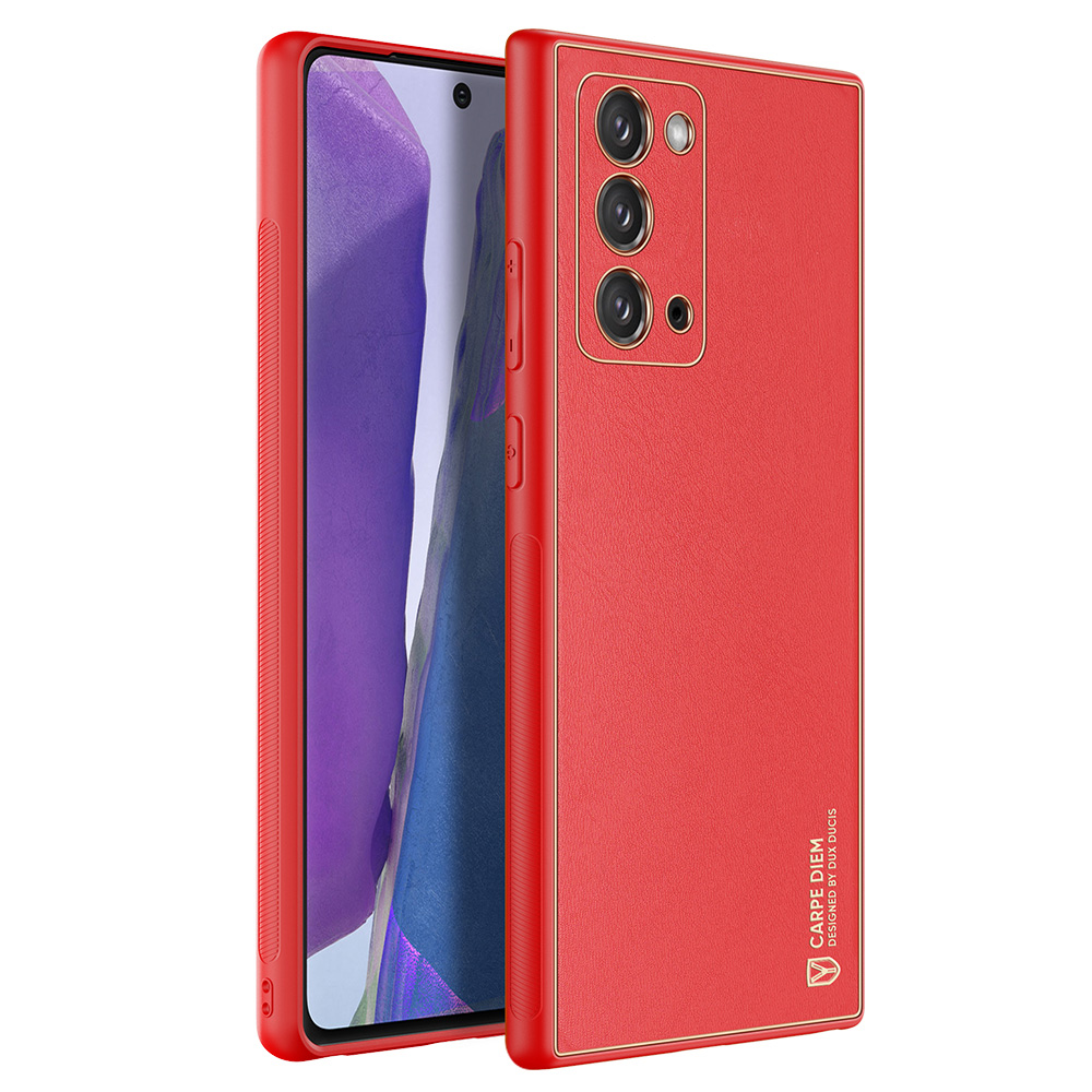 DUX DUCIS YOLO Series Plated PU Leather Coated PC TPU Hybrid Case for Samsung Galaxy Note 20 / Note 20 5G - Red, Galaxy Note 20
DUX DUCIS YOLO Series Plated PU Leather Coated PC TPU Hybrid Case for Samsung Galaxy Note 20 / Note 20 5G - Red, Galaxy Note 20