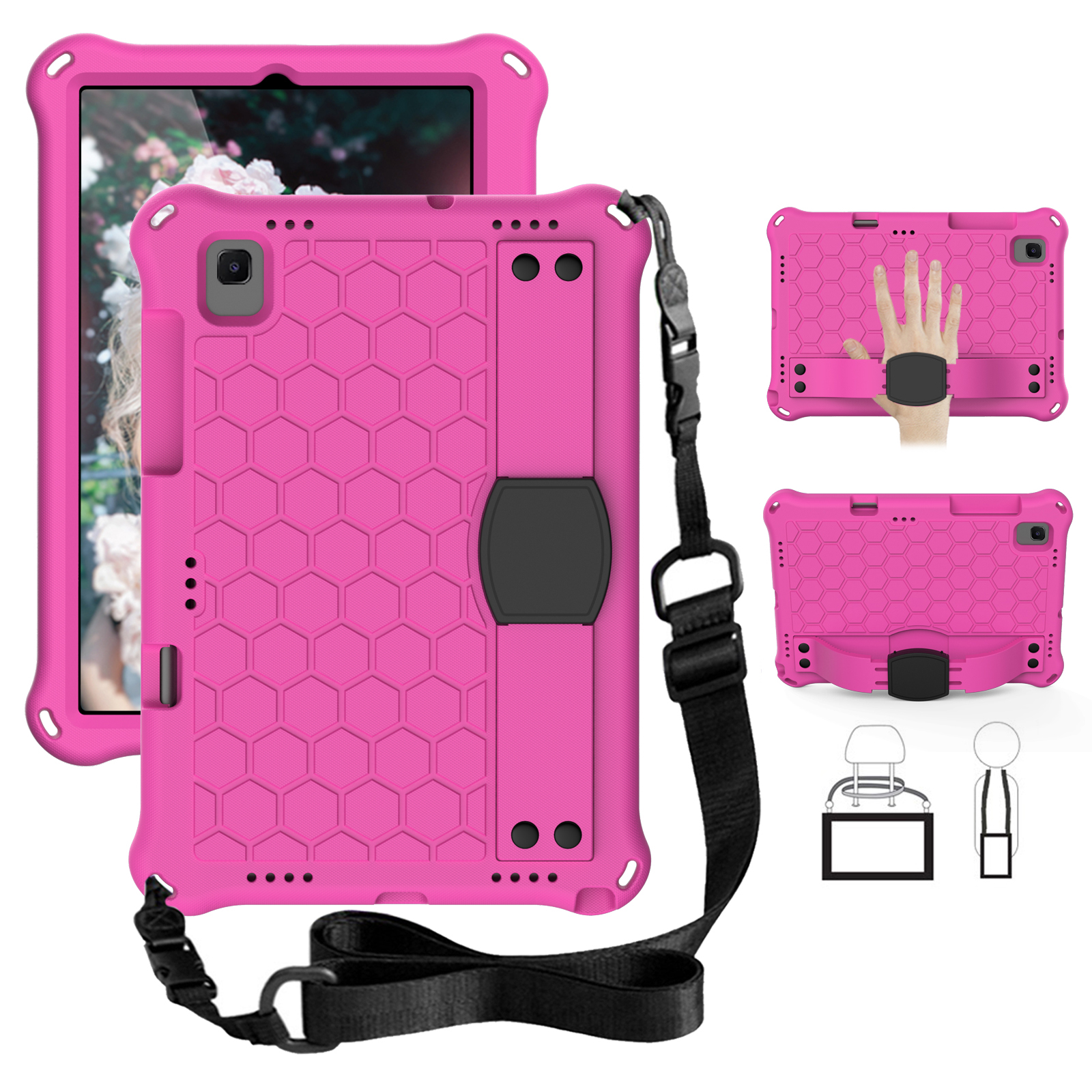Сотовая Текстура Eva Shell с Плечевым Ремнем Для Samsung Galaxy Tab S5e SM-T720/T725 Cover - Роза/черная, Galaxy Tab S5e SM-T720
Сотовая Текстура Eva Shell с Плечевым Ремнем Для Samsung Galaxy Tab S5e SM-T720/T725 Cover - Роза/черная, Galaxy Tab S5e SM-T720