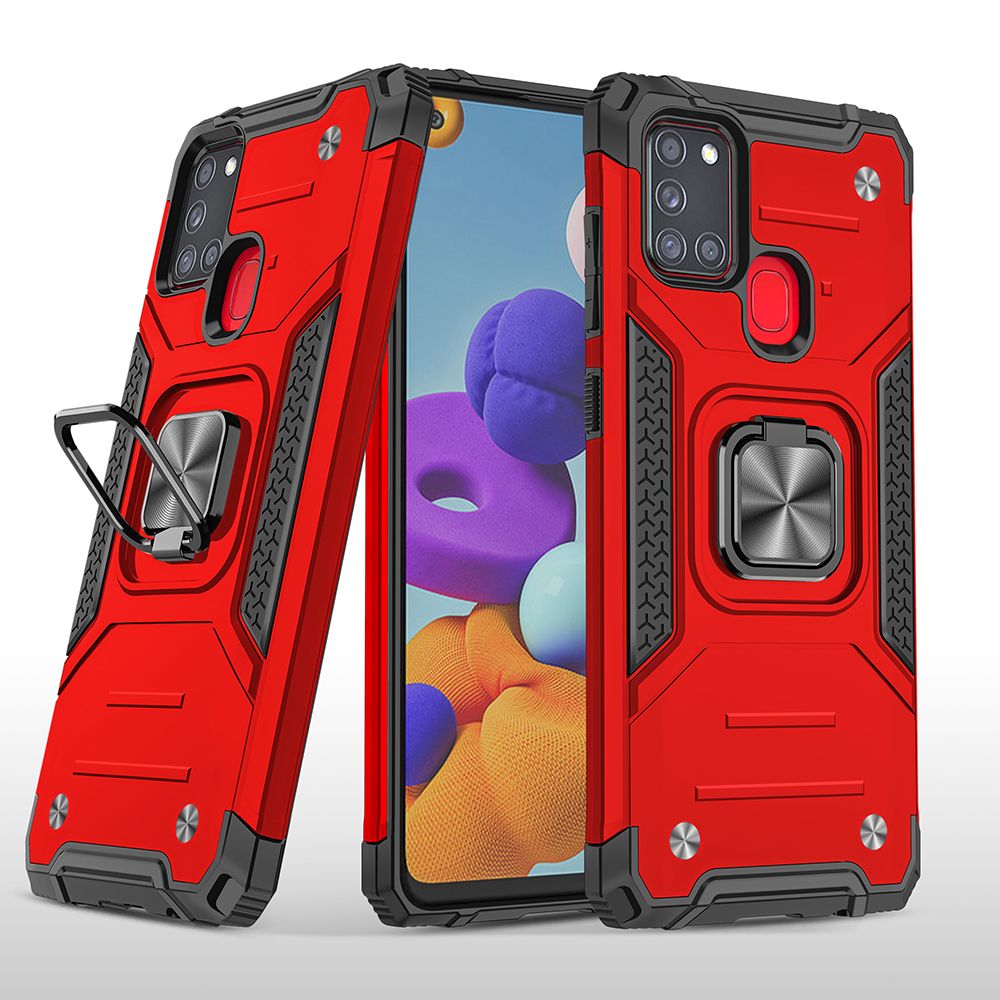 Корпус Съемки Для Съемки TPU Kickstony + PC С Металлическим Листом Для Samsung Galaxy A21S - Красный, Galaxy A21s
Корпус Съемки Для Съемки TPU Kickstony + PC С Металлическим Листом Для Samsung Galaxy A21S - Красный, Galaxy A21s