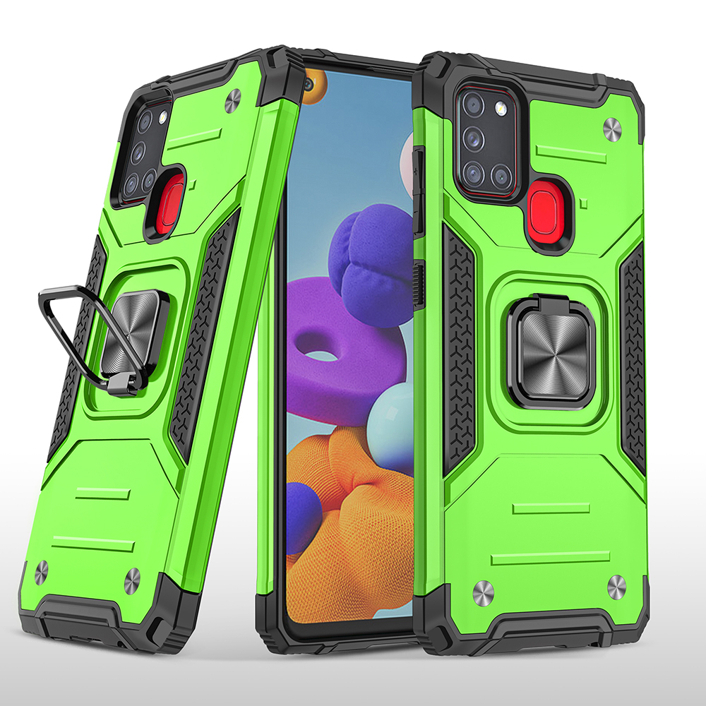 Kickstand Detachable 2-in-1 TPU + PC Case with Metal Sheet for Samsung Galaxy A21s - Green, Galaxy A21s
Kickstand Detachable 2-in-1 TPU + PC Case with Metal Sheet for Samsung Galaxy A21s - Green, Galaxy A21s