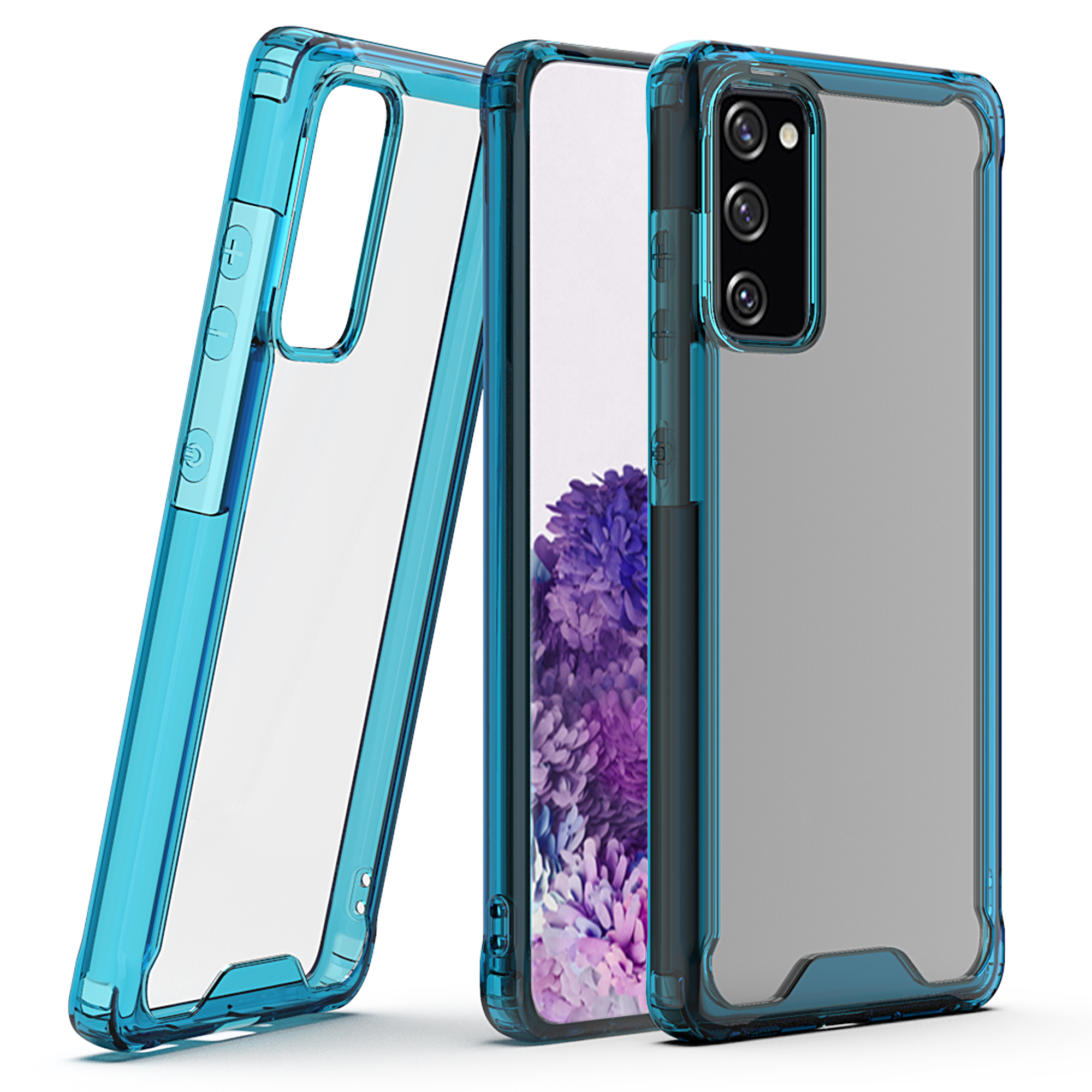 Bumper Shock-Absorbing Clear PC + Acrylic Phone Cover Case for Samsung Galaxy S20 FE/S20 Fan Edition/S20 FE 5G/S20 Fan Edition 5G/S20 Lite - Blue, Galaxy S20 Lite
Bumper Shock-Absorbing Clear PC + Acrylic Phone Cover Case for Samsung Galaxy S20 FE/S20 Fan Edition/S20 FE 5G/S20 Fan Edition 5G/S20 Lite - Blue, Galaxy S20 Lite