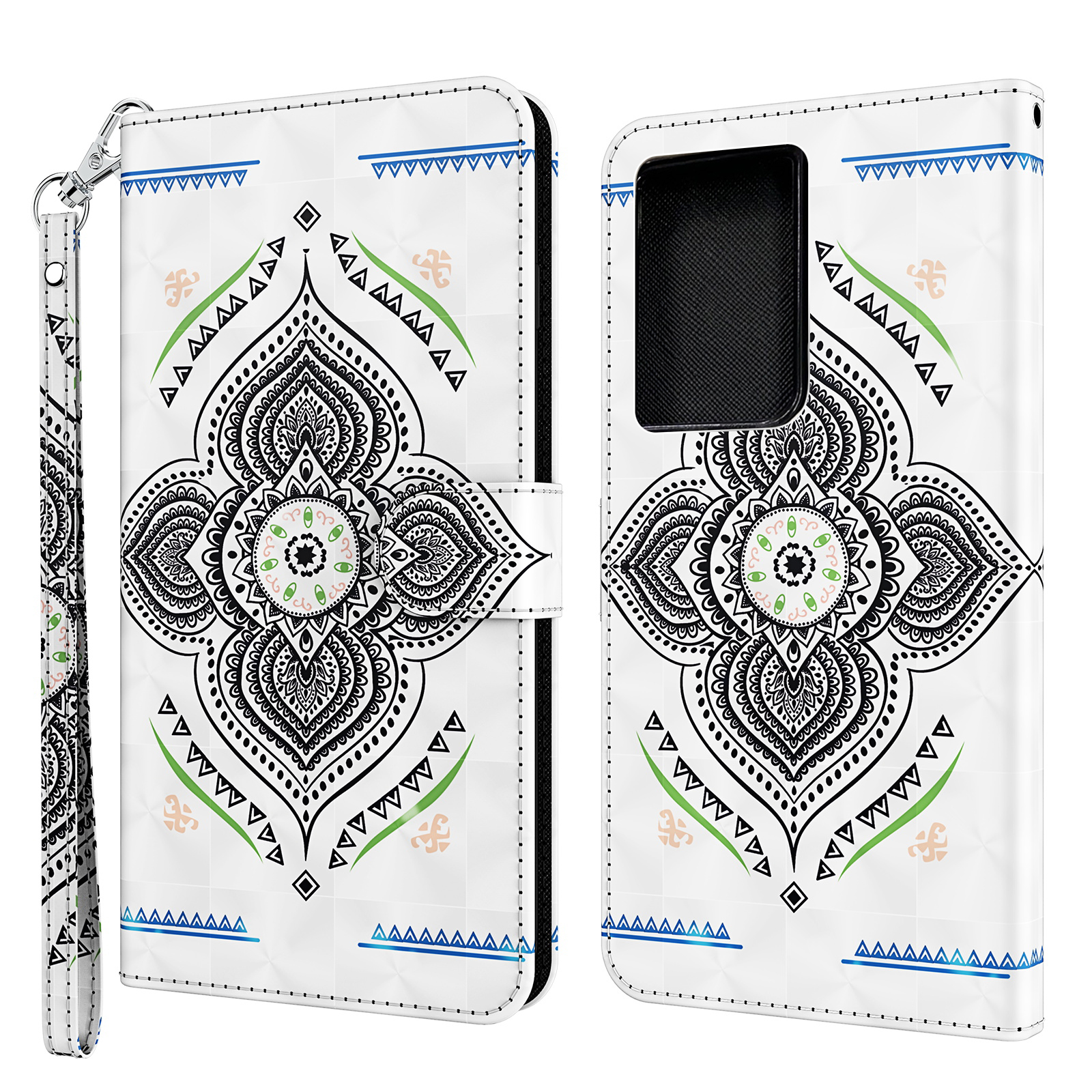 Pattern Printing Wallet PU Leather Phone Case for Samsung Galaxy S21 Ultra 5G - Mandala Flower, Galaxy S21 Ultra 5G
Pattern Printing Wallet PU Leather Phone Case for Samsung Galaxy S21 Ultra 5G - Mandala Flower, Galaxy S21 Ultra 5G
