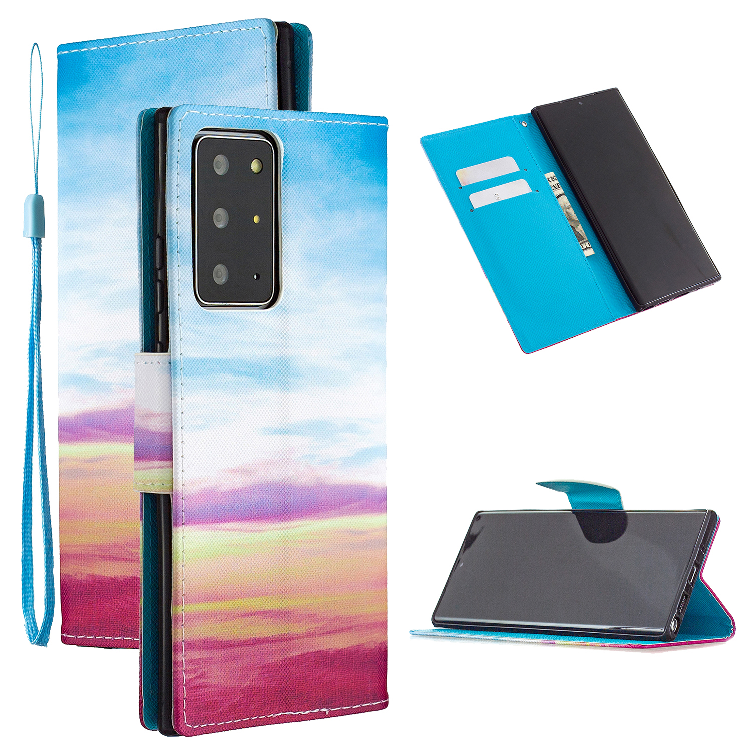 Advanced Pattern Printing PU Leather Wallet Stand Phone Cover Case with Strap for Samsung Galaxy Note20 Ultra/Note20 Ultra 5G - Beautiful Sky, Galaxy Note20 Ultra
Advanced Pattern Printing PU Leather Wallet Stand Phone Cover Case with Strap for Samsung Galaxy Note20 Ultra/Note20 Ultra 5G - Beautiful Sky, Galaxy Note20 Ultra