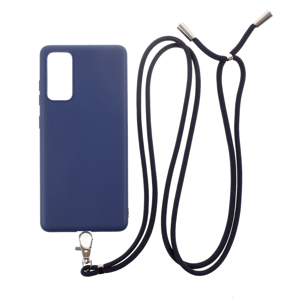 Solid Color Candy TPU Cover with Lanyard for Samsung Galaxy S20 FE/S20 Fan Edition/S20 FE 5G/S20 Fan Edition 5G - Dark Blue, Galaxy S20 FE
Solid Color Candy TPU Cover with Lanyard for Samsung Galaxy S20 FE/S20 Fan Edition/S20 FE 5G/S20 Fan Edition 5G - Dark Blue, Galaxy S20 FE