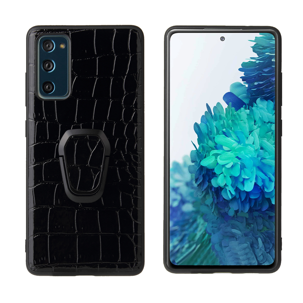 For Samsung Galaxy S20 FE 4G/5G/S20 Lite/S20 FE 2022 PU Leather Coated Phone Cover Shell + Ring-Shape Kickstand - Crocodile Texture, Galaxy S20 FE 5G
For Samsung Galaxy S20 FE 4G/5G/S20 Lite/S20 FE 2022 PU Leather Coated Phone Cover Shell + Ring-Shape Kickstand - Crocodile Texture, Galaxy S20 FE 5G