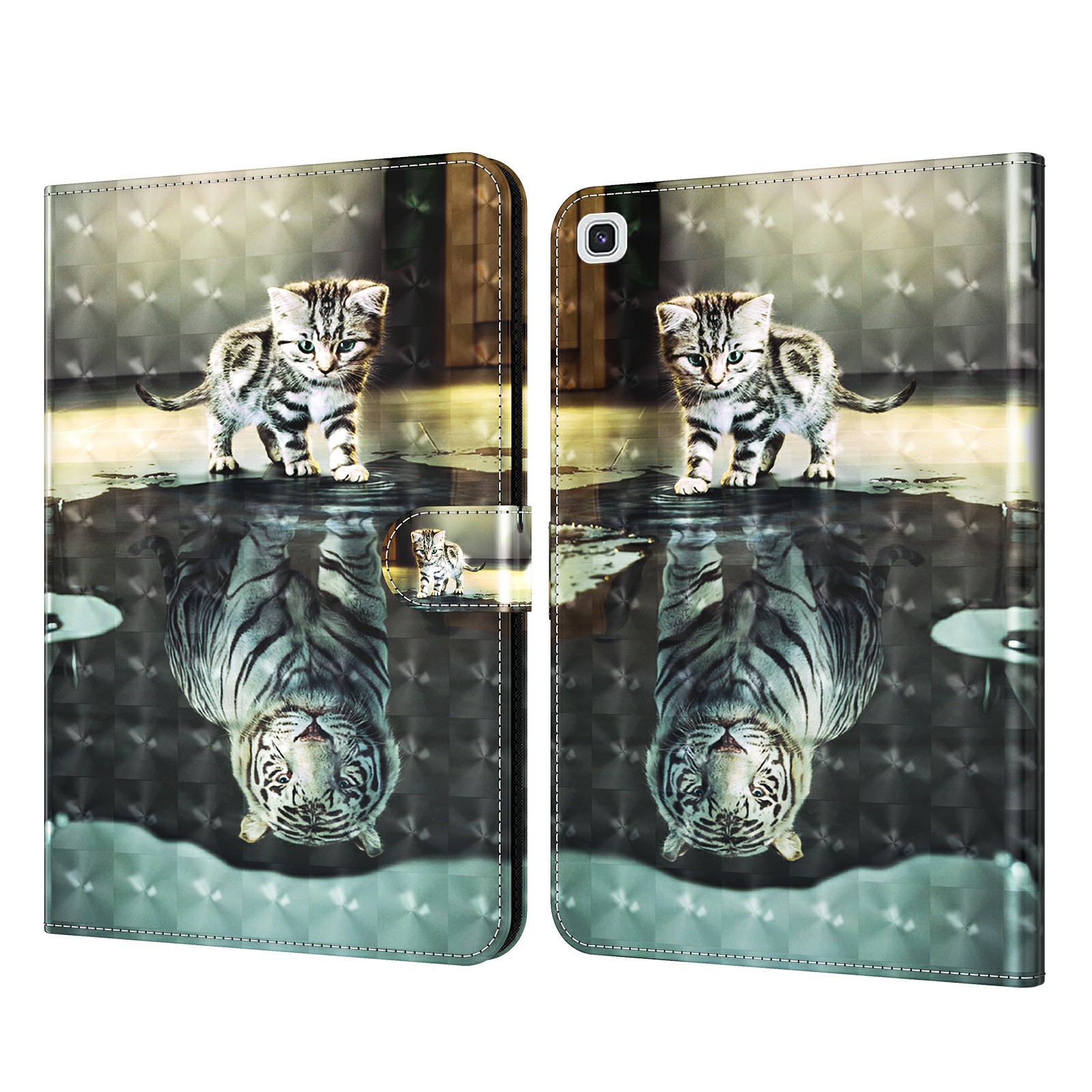 For Samsung Galaxy Tab A7 10.4 (2022) / (2020) Pattern Printing Wallet Stand Leather Tablet Case - Cat and Tiger, Galaxy Tab A7 10.4 (2020)
For Samsung Galaxy Tab A7 10.4 (2022) / (2020) Pattern Printing Wallet Stand Leather Tablet Case - Cat and Tiger, Galaxy Tab A7 10.4 (2020)