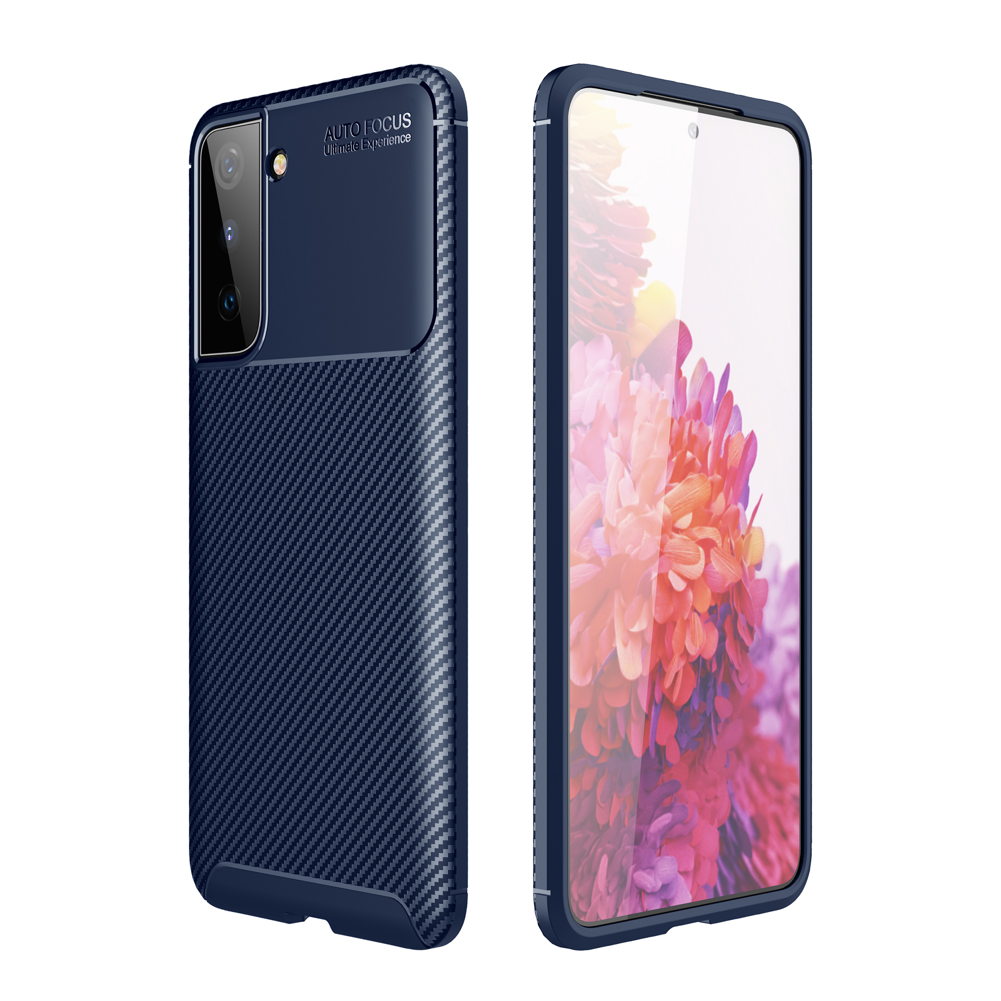 Carbon Fiber Skin TPU Drop-proof Protector Case for Samsung Galaxy S21 Plus 5G - Blue, Galaxy S21+ 5G
Carbon Fiber Skin TPU Drop-proof Protector Case for Samsung Galaxy S21 Plus 5G - Blue, Galaxy S21+ 5G