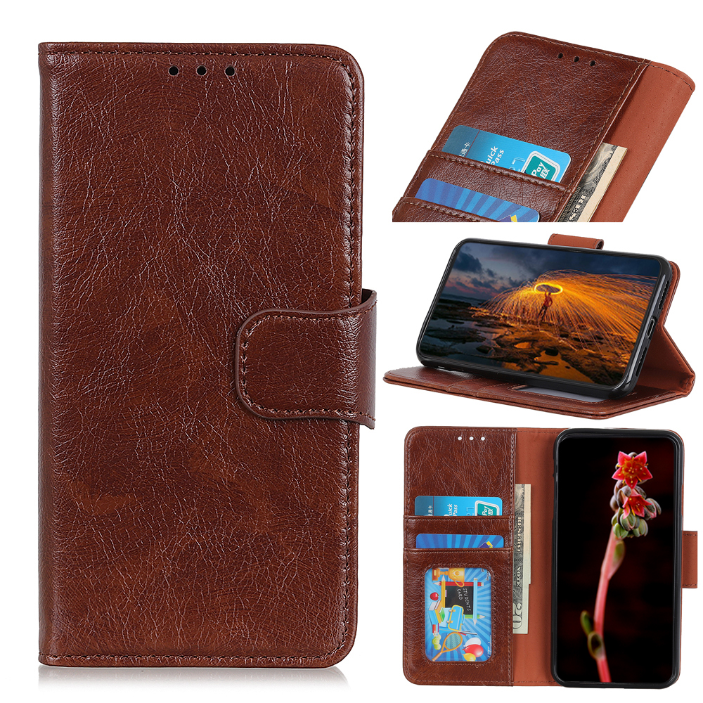 Nappa Texture Split Leather Stand Wallet Phone Cover for Samsung Galaxy A02s (166.5x75.9x9.2mm) - Brown, Galaxy A02s (166.5x75.9x9.2mm)
Nappa Texture Split Leather Stand Wallet Phone Cover for Samsung Galaxy A02s (166.5x75.9x9.2mm) - Brown, Galaxy A02s (166.5x75.9x9.2mm)