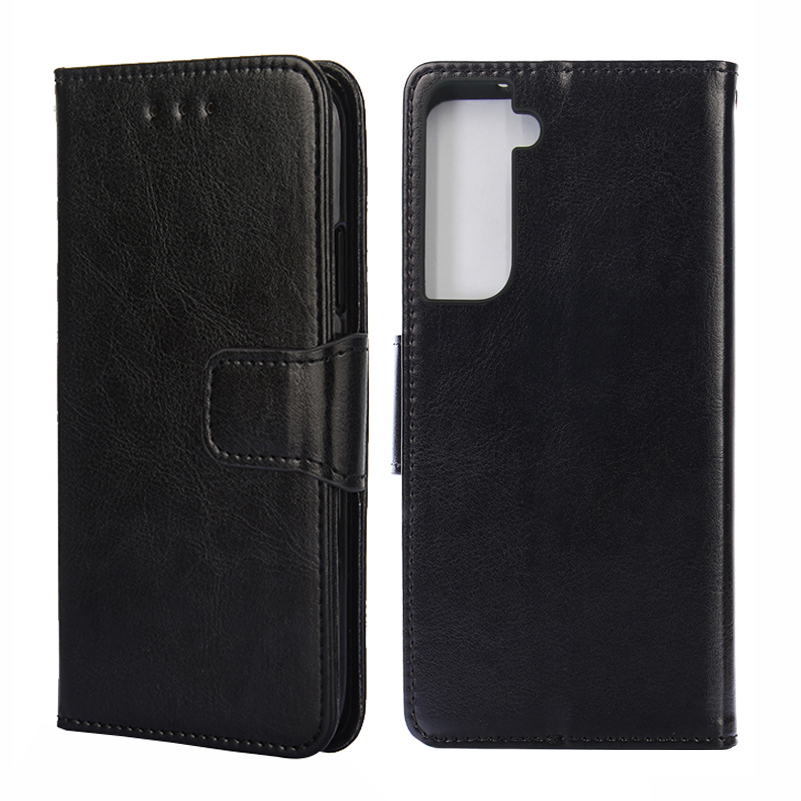 Crazy Horse Wallet Leather Shell for Samsung Galaxy S21 5G Case with Stand - Black, Galaxy S21 5G
Crazy Horse Wallet Leather Shell for Samsung Galaxy S21 5G Case with Stand - Black, Galaxy S21 5G