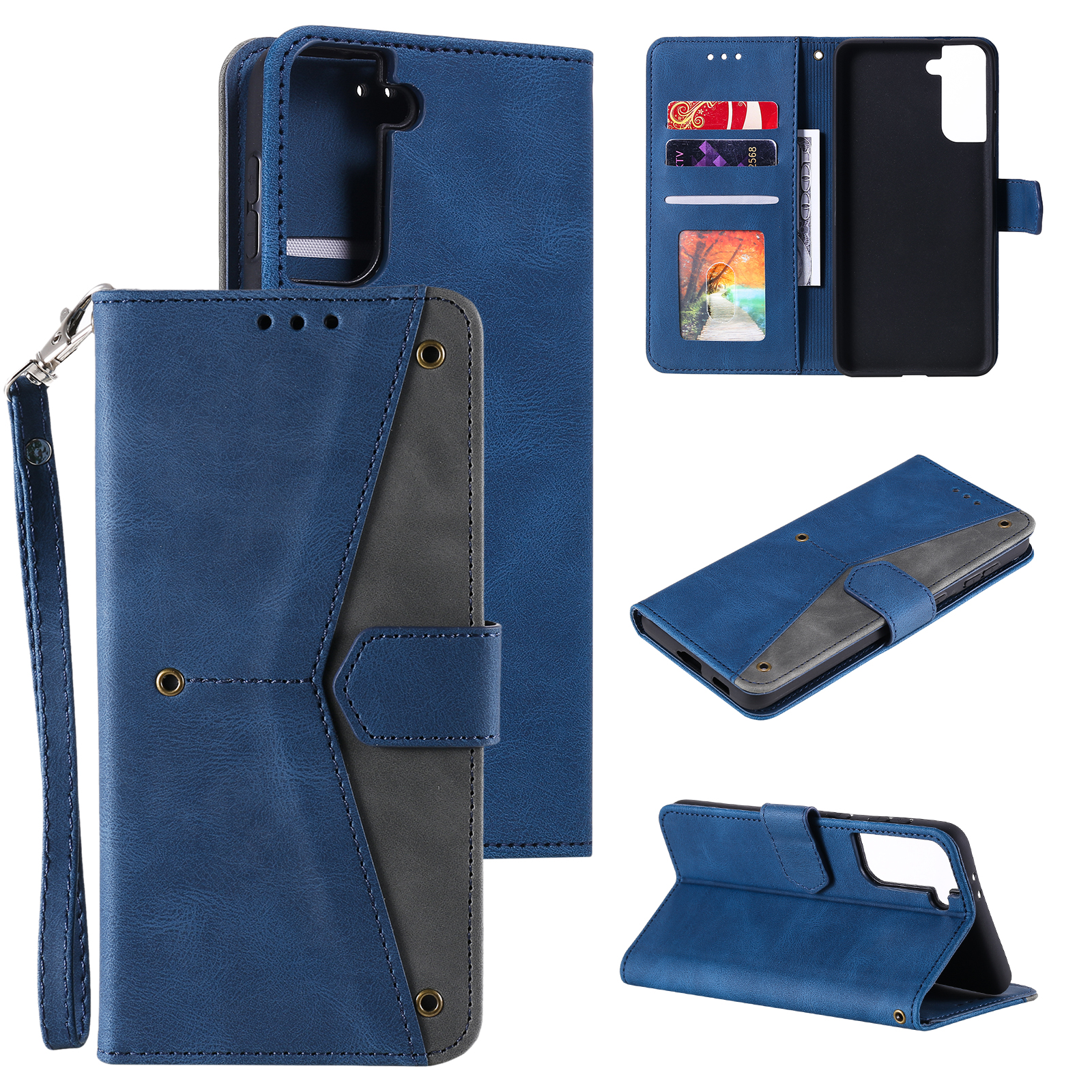 Сплавные Строчки Для Samsung Galaxy S21 Кожаный Чехол Для Кожи - Синий, Galaxy S21 5G
Сплавные Строчки Для Samsung Galaxy S21 Кожаный Чехол Для Кожи - Синий, Galaxy S21 5G