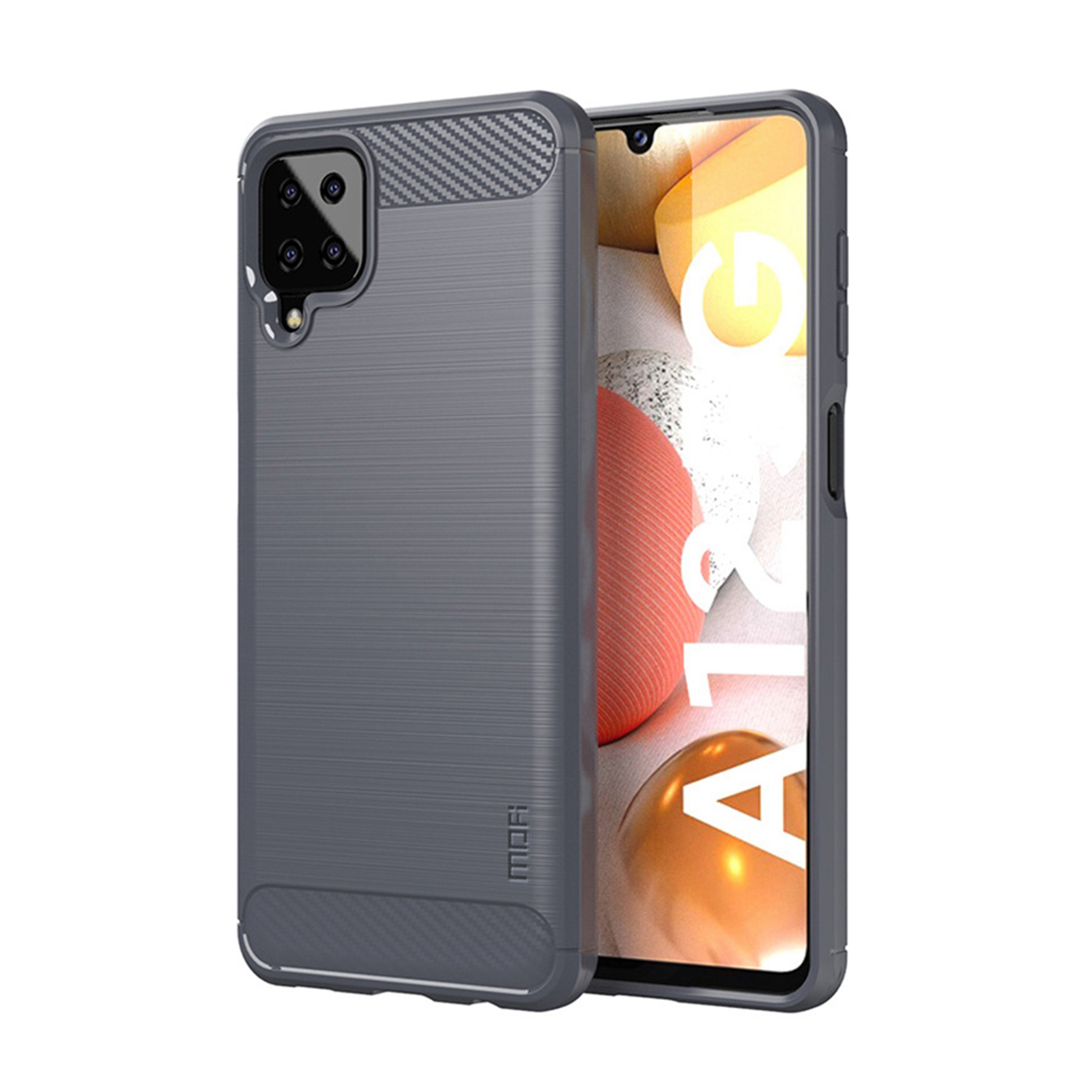 MOFI Brushed Carbon Fiber Texture Soft TPU Back Mobile Phone Case for Samsung Galaxy A12 - Grey, Galaxy A12
MOFI Brushed Carbon Fiber Texture Soft TPU Back Mobile Phone Case for Samsung Galaxy A12 - Grey, Galaxy A12