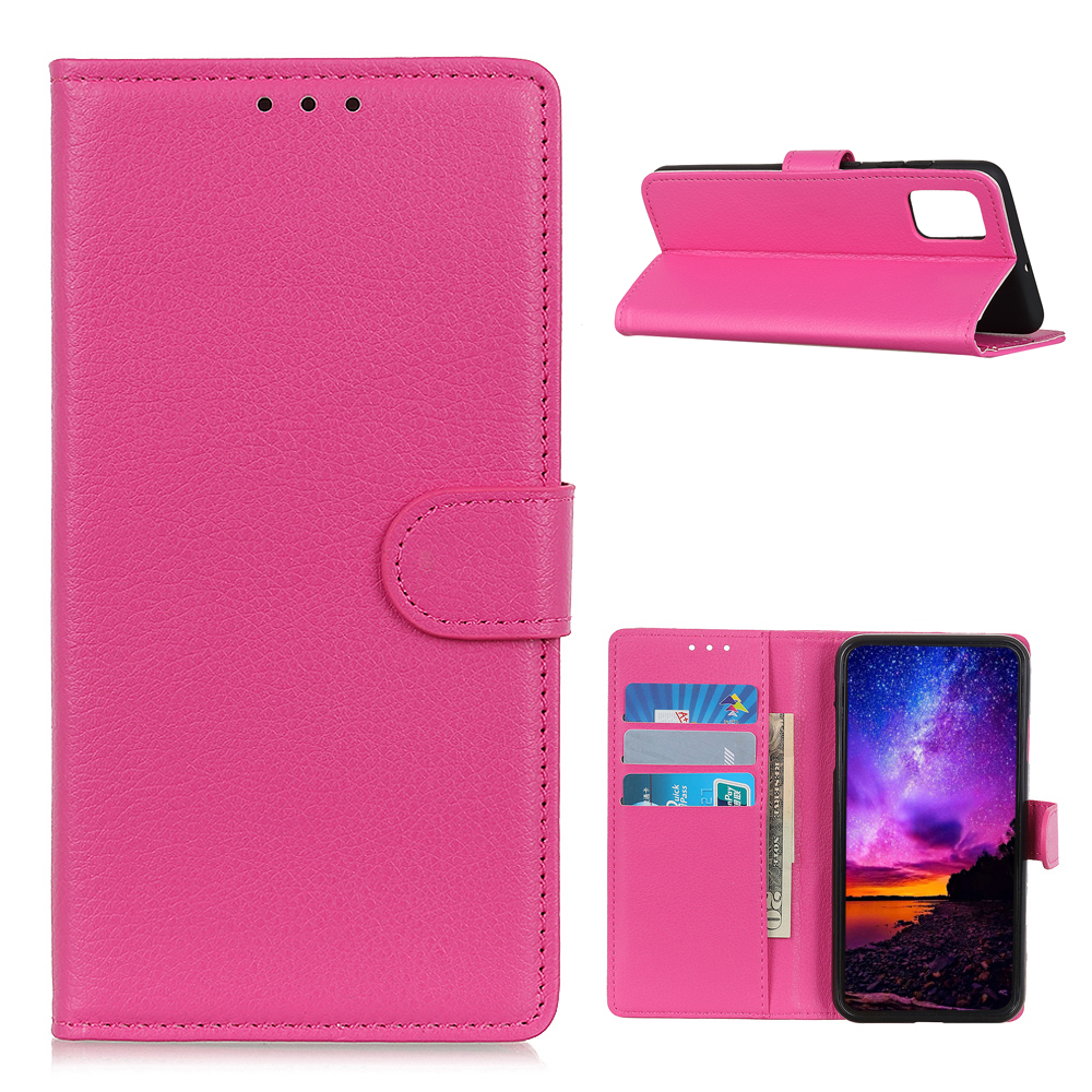 Classic Litchi Texture Wallet Leather Phone Case for Samsung Galaxy A52 5G - Rose, Galaxy A52 5G
Classic Litchi Texture Wallet Leather Phone Case for Samsung Galaxy A52 5G - Rose, Galaxy A52 5G