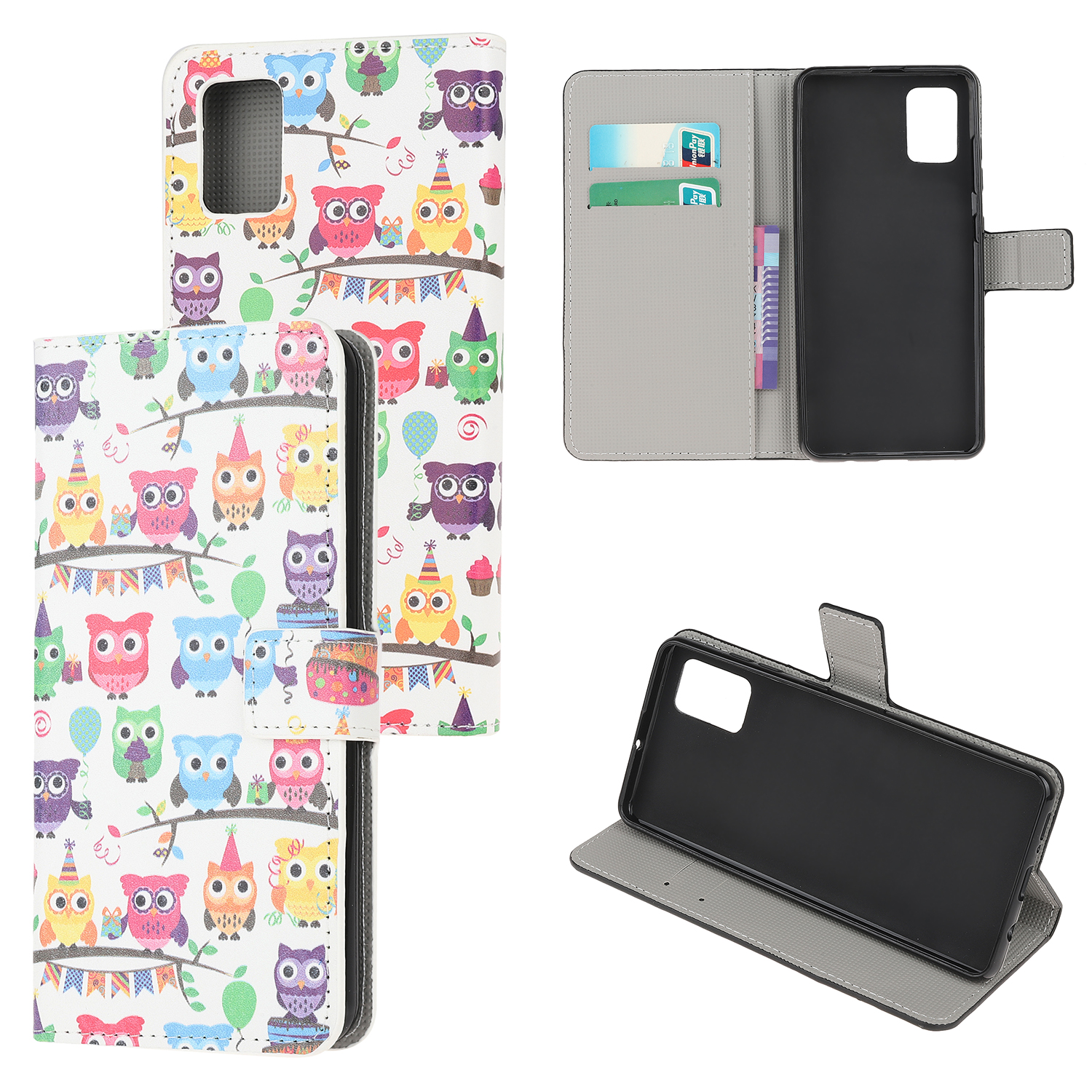 Pattern Printing Protective Cover Wallet Leather Phone Shell for Samsung Galaxy A72 - Cute Owls, Other Samsung Models
Pattern Printing Protective Cover Wallet Leather Phone Shell for Samsung Galaxy A72 - Cute Owls, Other Samsung Models