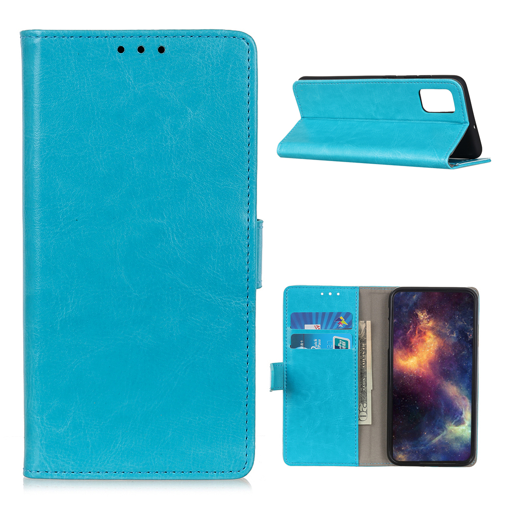 Для Samsung Galaxy A72 5G Cover Crazy Change Кожаный Кожаный Кожаный Стенд - Синий, Galaxy A72 5G
Для Samsung Galaxy A72 5G Cover Crazy Change Кожаный Кожаный Кожаный Стенд - Синий, Galaxy A72 5G
