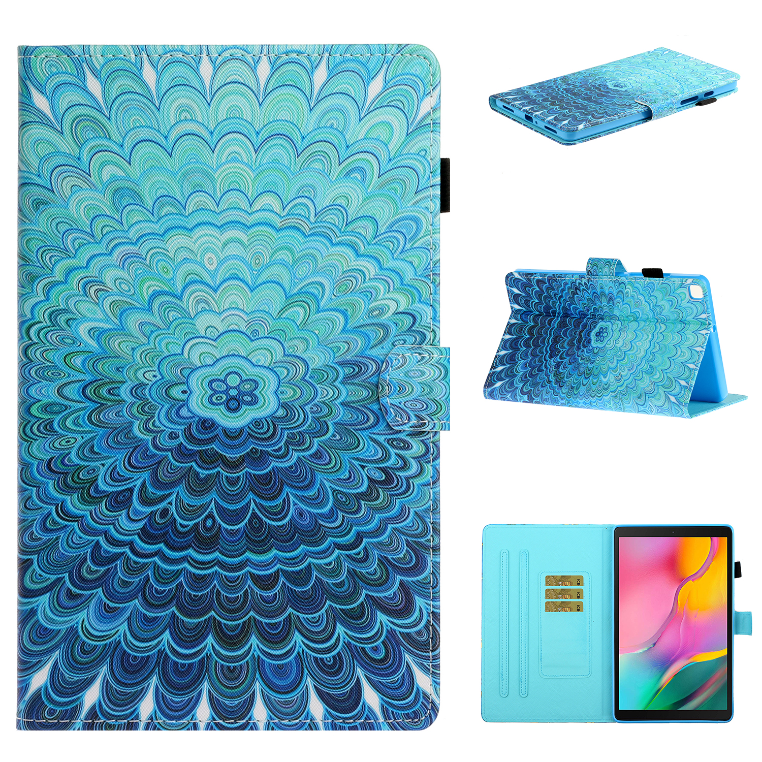 Pattern Printing Stand Card Holder Leather Tablet Case for Samsung Galaxy Tab A 8.0 Wi-Fi (2019) SM-T290 - Circle Flower, Galaxy Tab A 8.0 Wi-Fi (2019) T290
Pattern Printing Stand Card Holder Leather Tablet Case for Samsung Galaxy Tab A 8.0 Wi-Fi (2019) SM-T290 - Circle Flower, Galaxy Tab A 8.0 Wi-Fi (2019) T290
