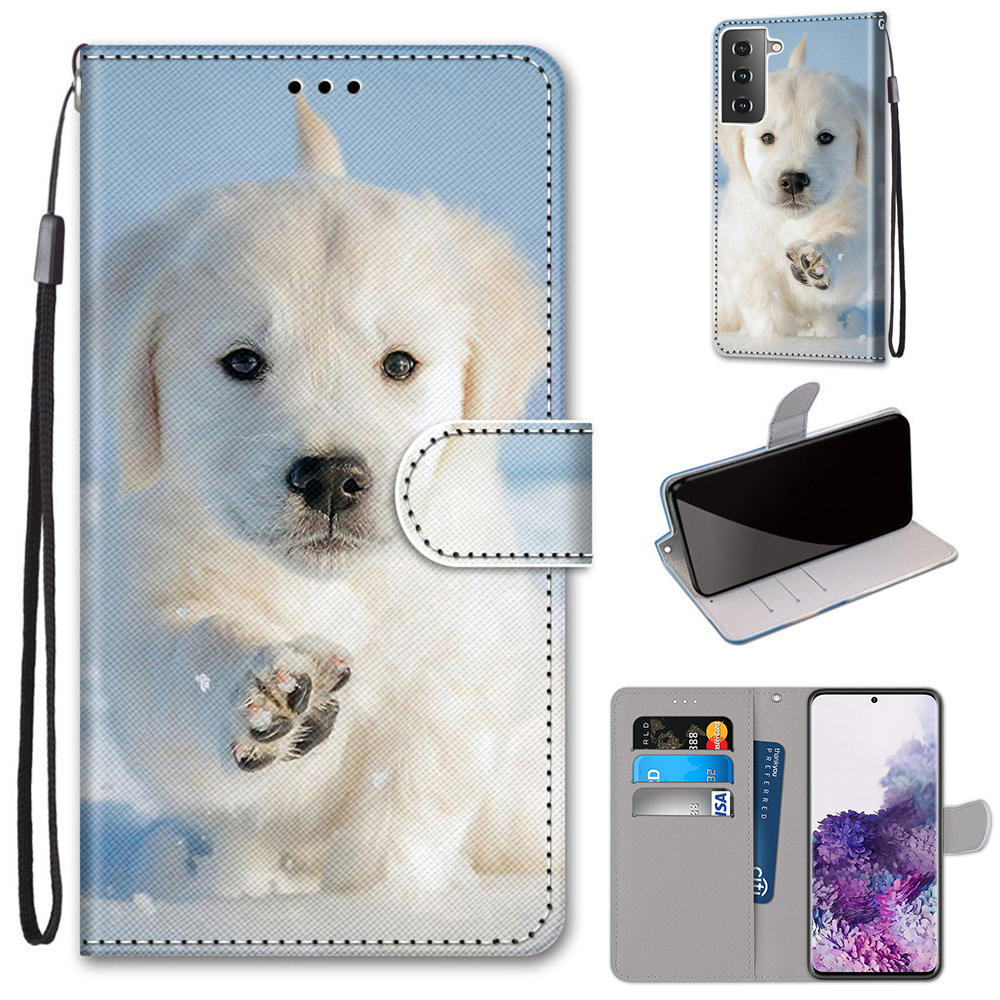 Wallet Stand Case for Samsung Galaxy S21+ 5G Anti-Drop Pattern Printing Shell - Dog, Samsung Galaxy S21+
Wallet Stand Case for Samsung Galaxy S21+ 5G Anti-Drop Pattern Printing Shell - Dog, Samsung Galaxy S21+