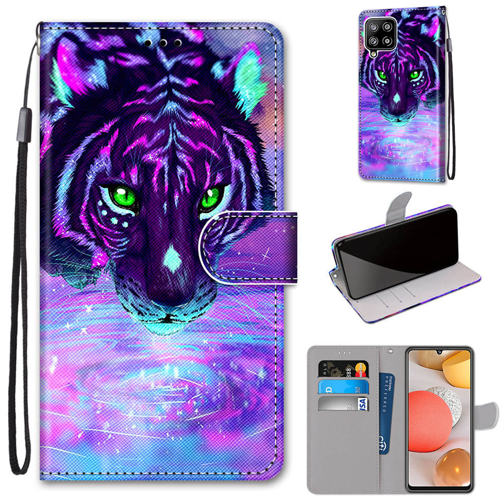 Pattern Printing Wallet Stand Leather Phone Cover for Samsung Galaxy A42 5G - Tiger, Galaxy A42 5G
Pattern Printing Wallet Stand Leather Phone Cover for Samsung Galaxy A42 5G - Tiger, Galaxy A42 5G