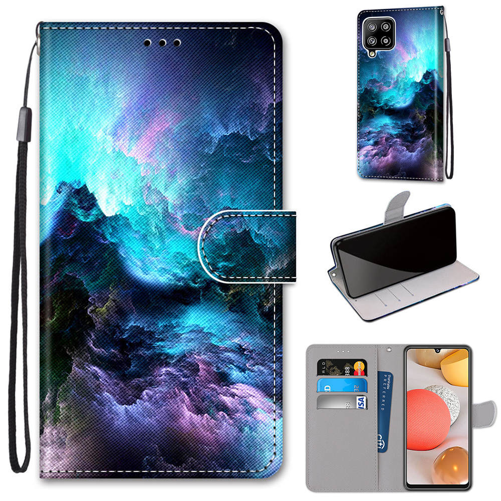 Pattern Printing Wallet Stand Leather Phone Cover for Samsung Galaxy A42 5G - Nebula, Galaxy A42 5G
Pattern Printing Wallet Stand Leather Phone Cover for Samsung Galaxy A42 5G - Nebula, Galaxy A42 5G