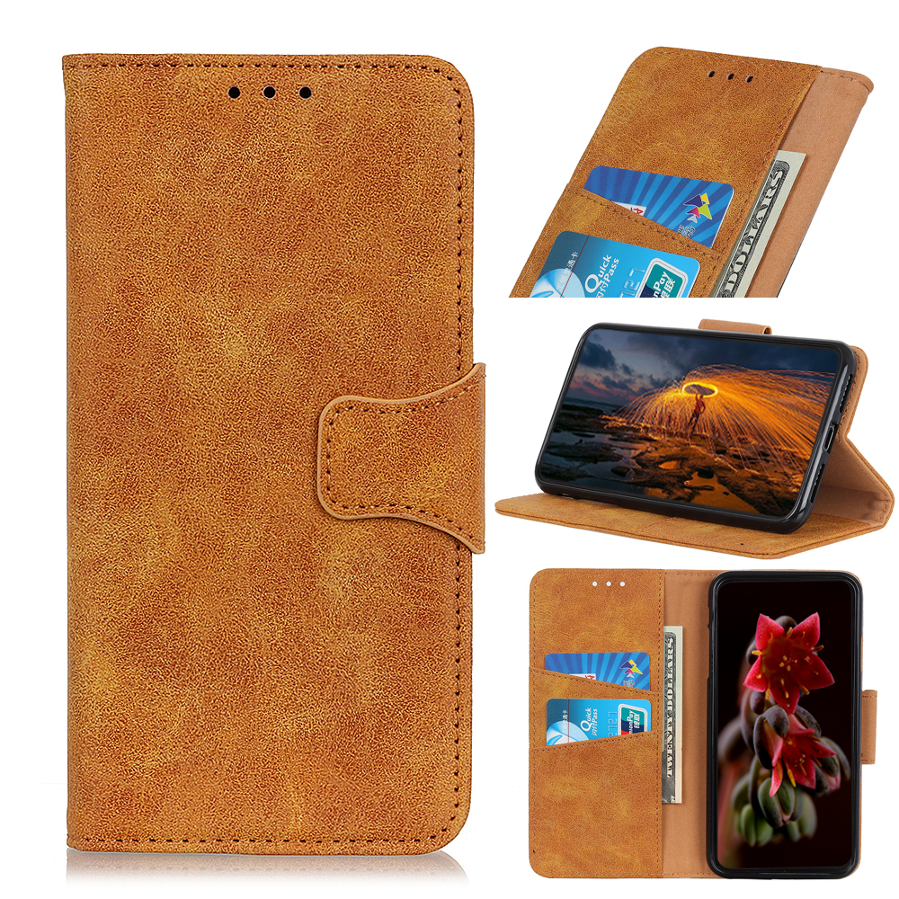 Retro Split Leather Wallet Stand Case Cover for Samsung Galaxy A72 5G / A72 4G - Yellow, Galaxy A72 5G
Retro Split Leather Wallet Stand Case Cover for Samsung Galaxy A72 5G / A72 4G - Yellow, Galaxy A72 5G