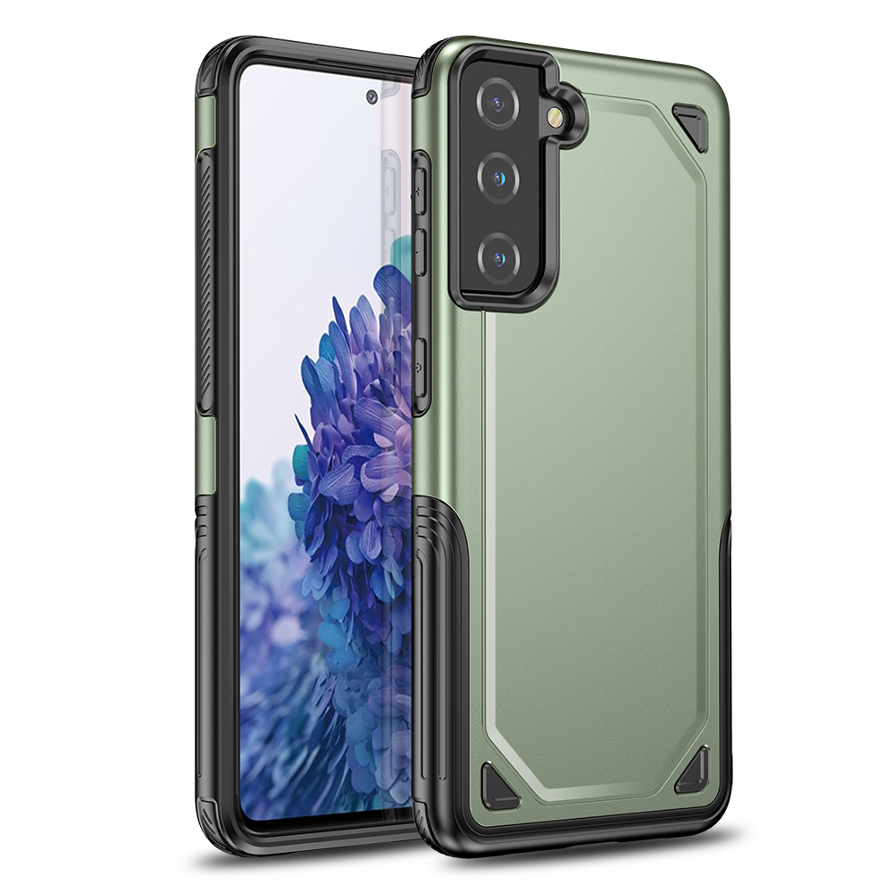 Rugged Armor Plastic + TPU Hybrid Protection Phone Shell Cover for Samsung Galaxy S21 4G/5G - Green, Galaxy S21 5G
Rugged Armor Plastic + TPU Hybrid Protection Phone Shell Cover for Samsung Galaxy S21 4G/5G - Green, Galaxy S21 5G