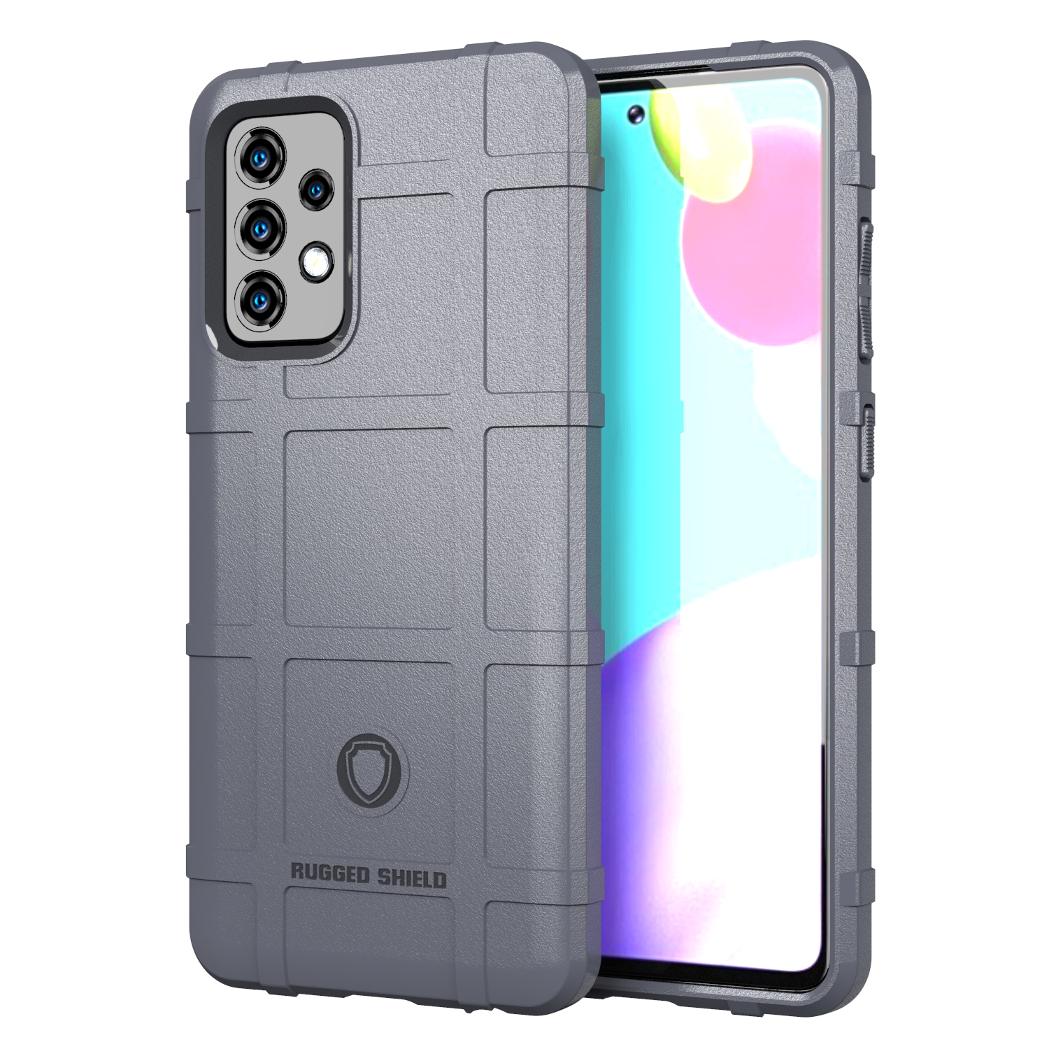 Rugged Shield Square Grid Texture Casing for Samsung Galaxy A52 4G/5G / A52s 5G TPU Phone Cover - Grey, Galaxy A52 5G
Rugged Shield Square Grid Texture Casing for Samsung Galaxy A52 4G/5G / A52s 5G TPU Phone Cover - Grey, Galaxy A52 5G