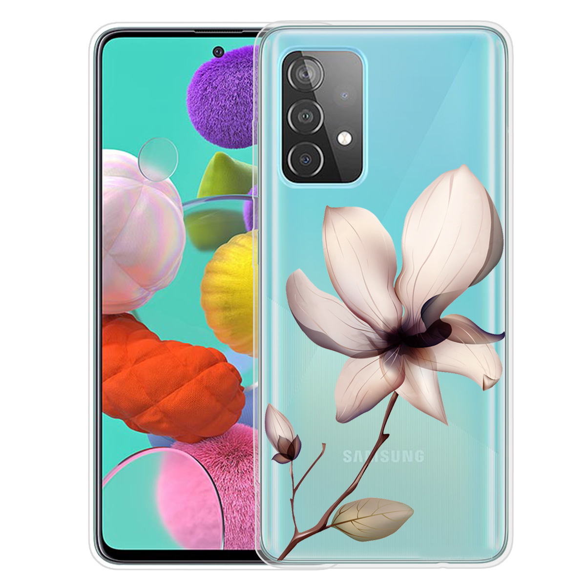 Drop Resistant IMD Pattern TPU Phone Case for Samsung Galaxy A52 4G/5G / A52s 5G - Beautiful Flower, Galaxy A52 5G
Drop Resistant IMD Pattern TPU Phone Case for Samsung Galaxy A52 4G/5G / A52s 5G - Beautiful Flower, Galaxy A52 5G