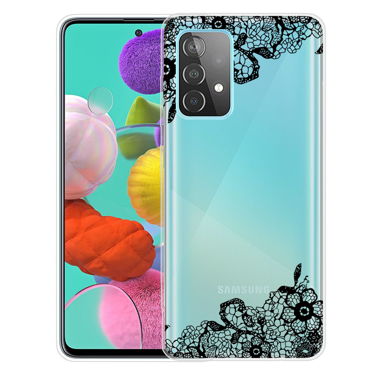 IMD Pattern Drop Resistant TPU Phone Case for Samsung Galaxy A72 4G/5G - Lace Flower, Galaxy A72 5G
IMD Pattern Drop Resistant TPU Phone Case for Samsung Galaxy A72 4G/5G - Lace Flower, Galaxy A72 5G